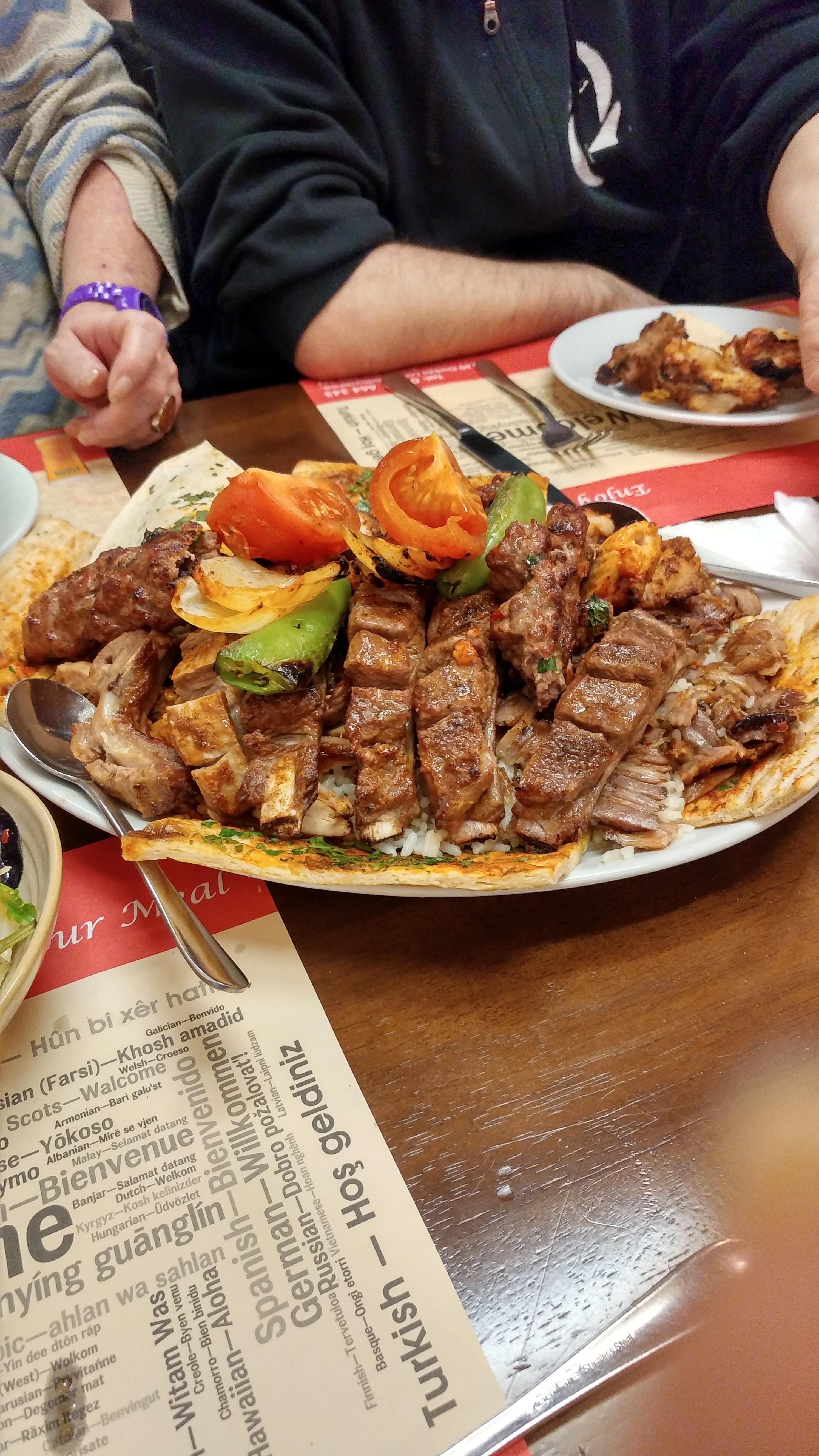 [I ate] a Turkish platter, mixed meat and rice r/food