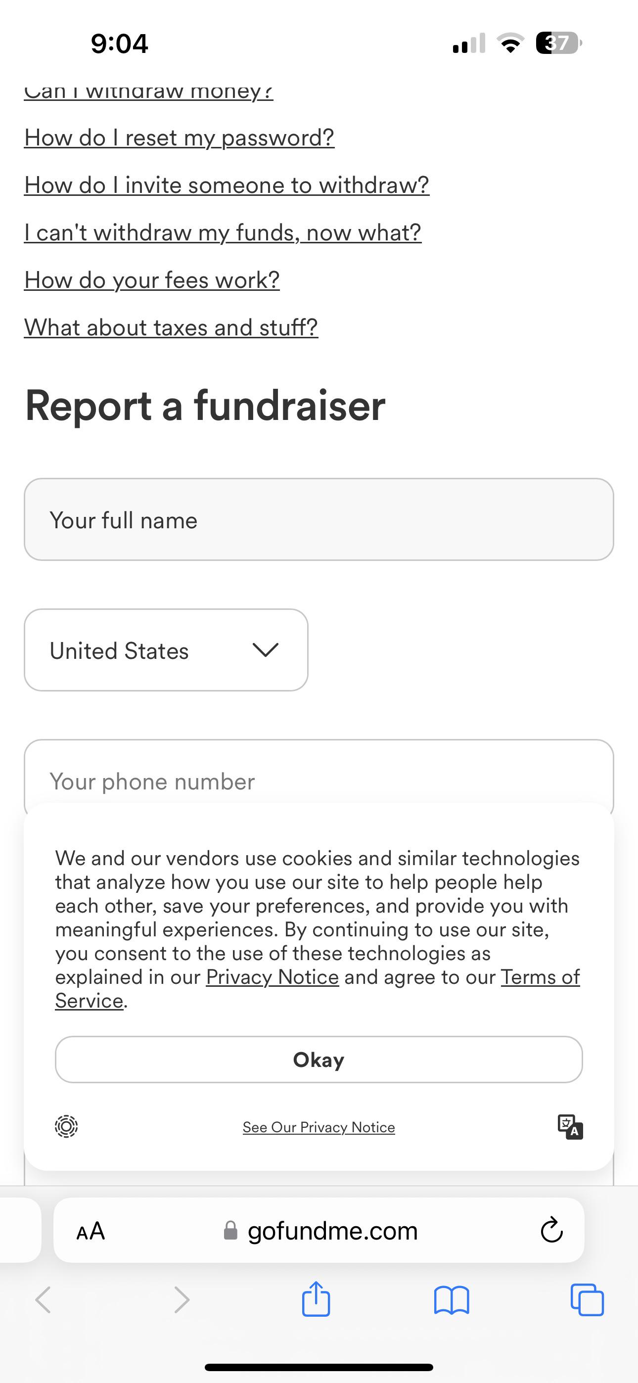 Report her go fund me r/graciethebrat