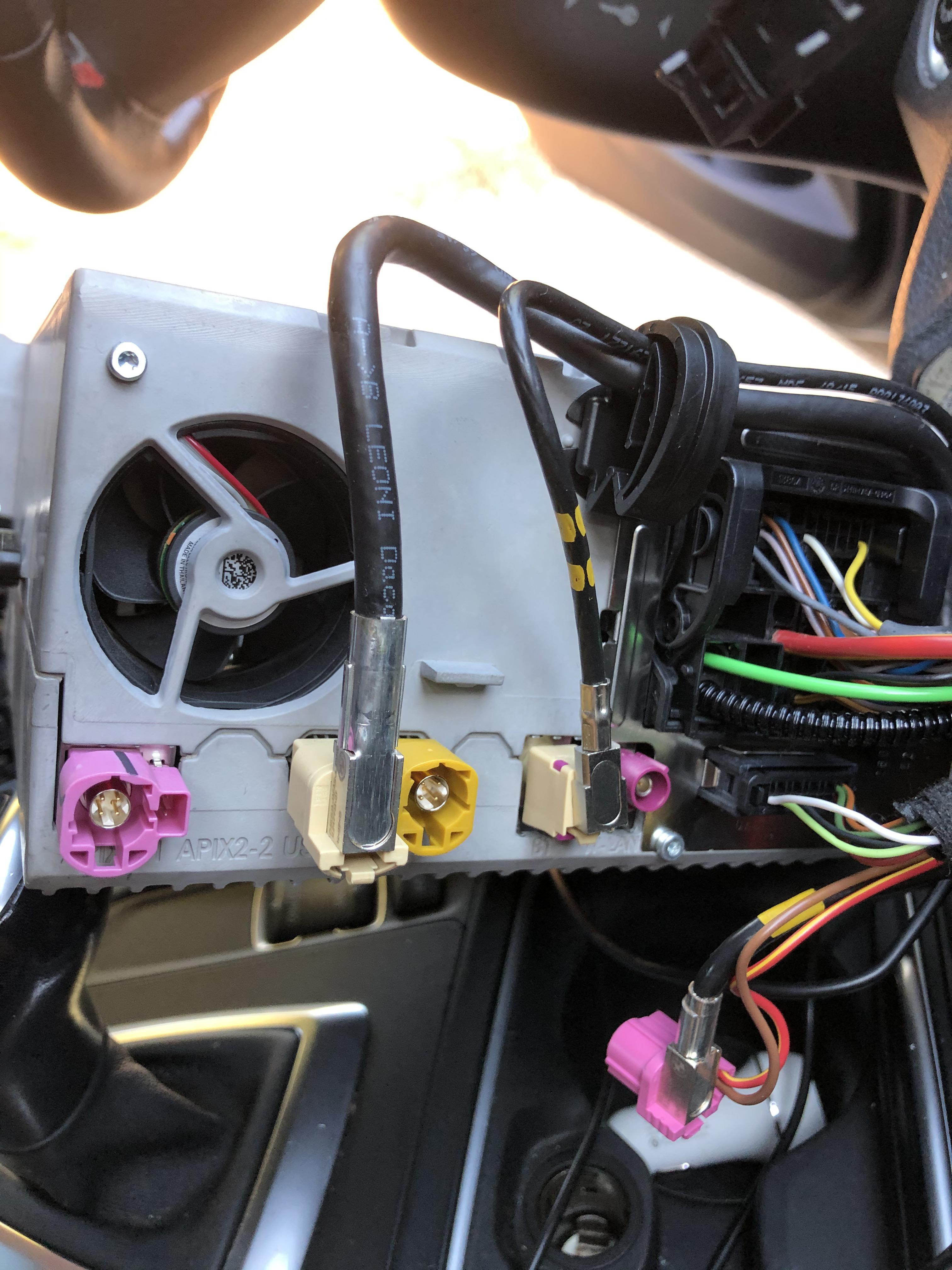 328i 2016 Trying to install a 3rd party backup camera, but I can’t find