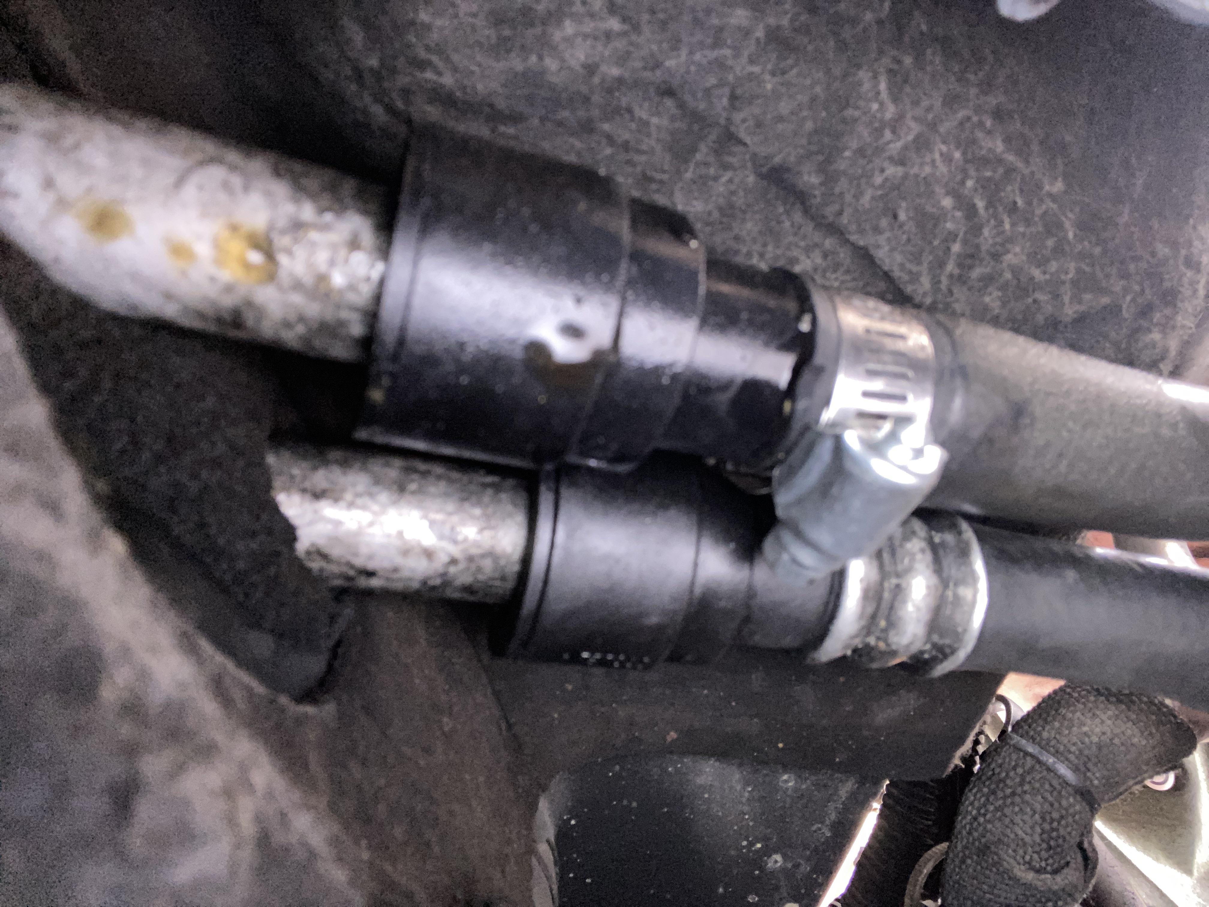 Heater core clean out. How do I remove the hose that doesn’t have the