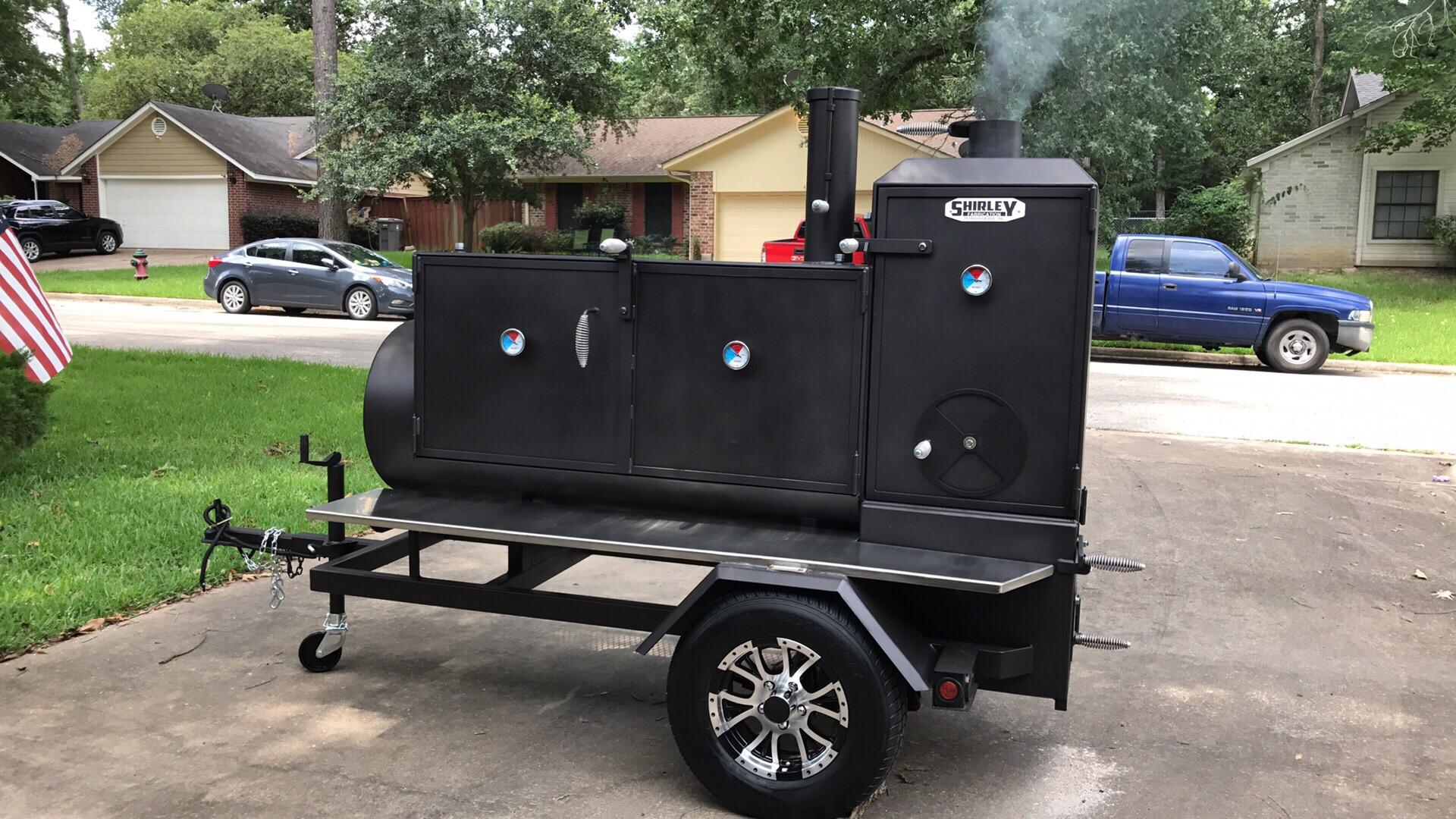 Loving my new Shirley Fabrication 24/65 smoker. Incredibly well built