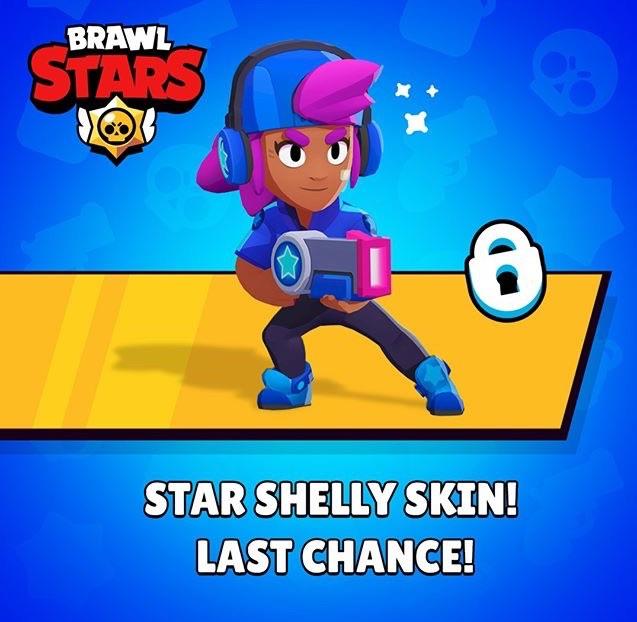 Last chance to get star shelly!! r/Brawlstars