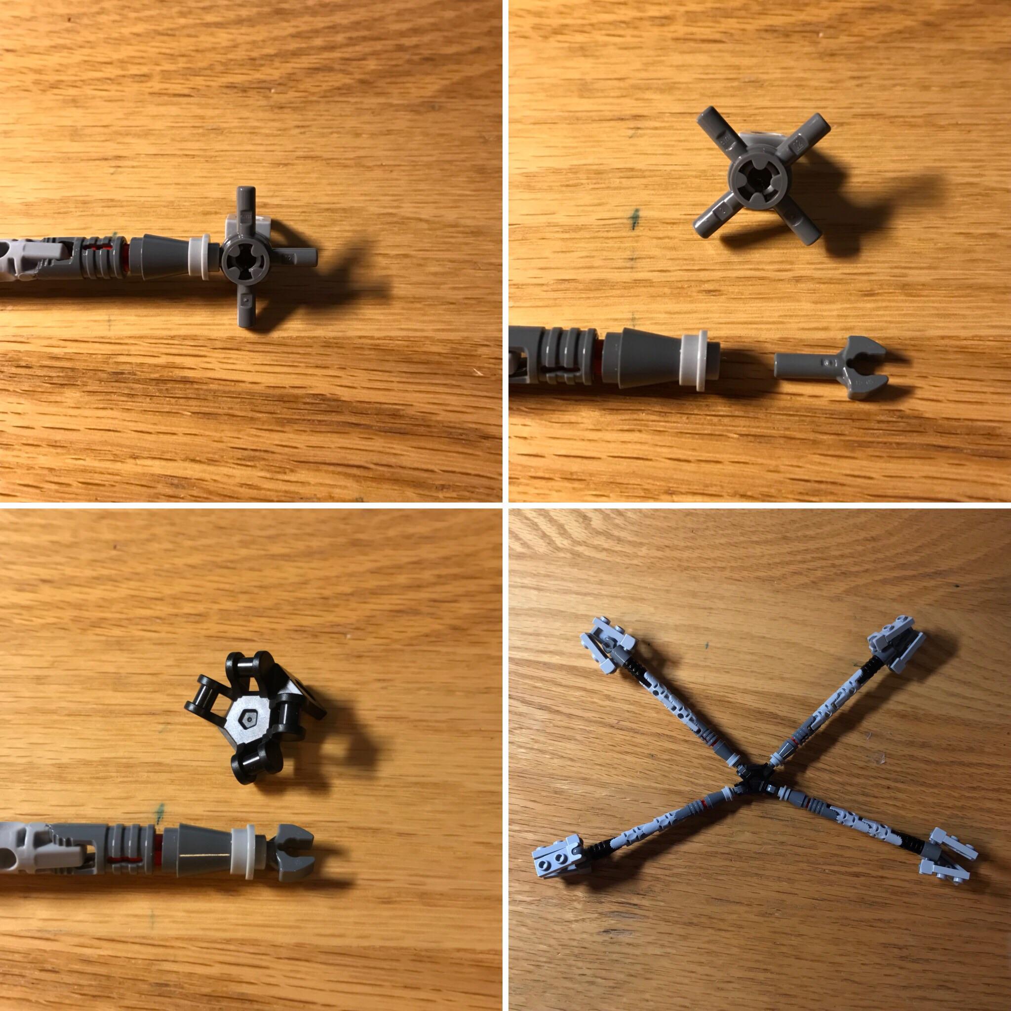 Modified DocOck arms using the back piece from 76101 [Tutorial] lego