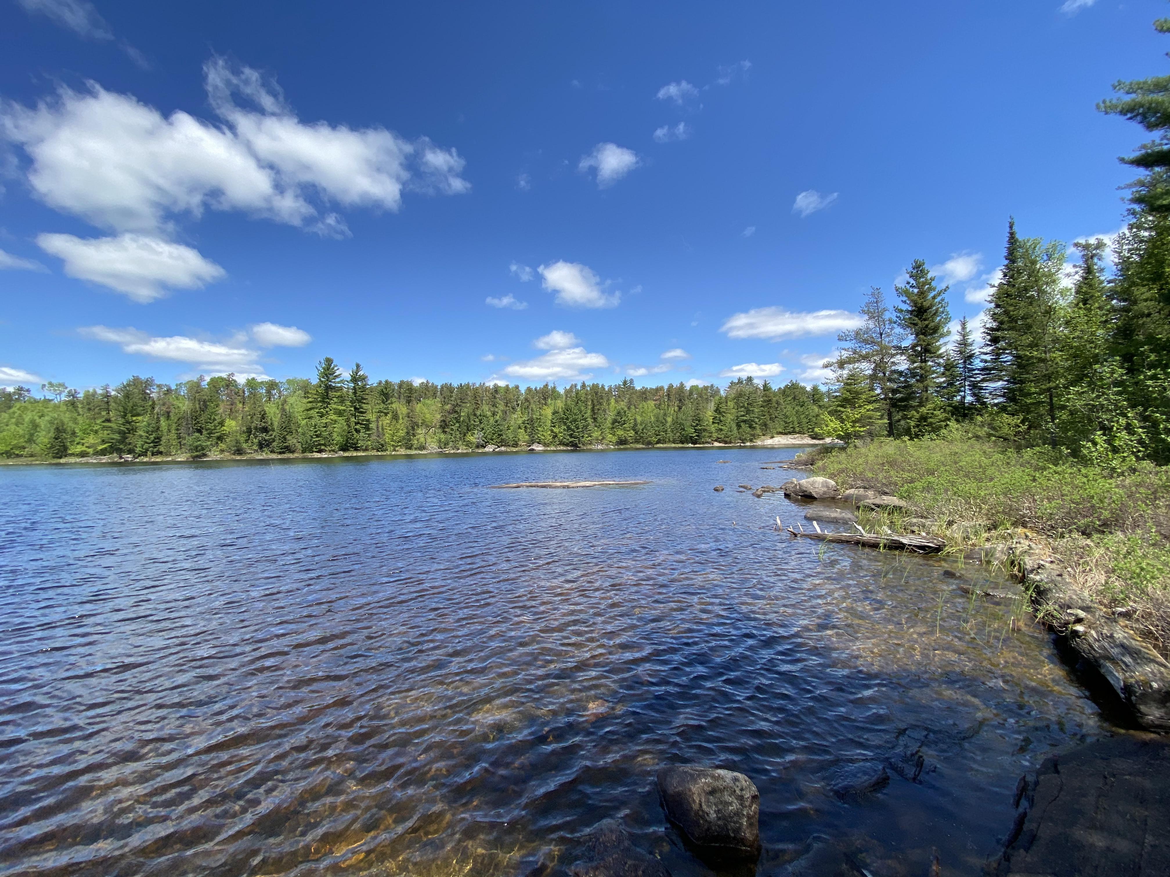 View from our campsite last weekend in the Superior National Forest, MN