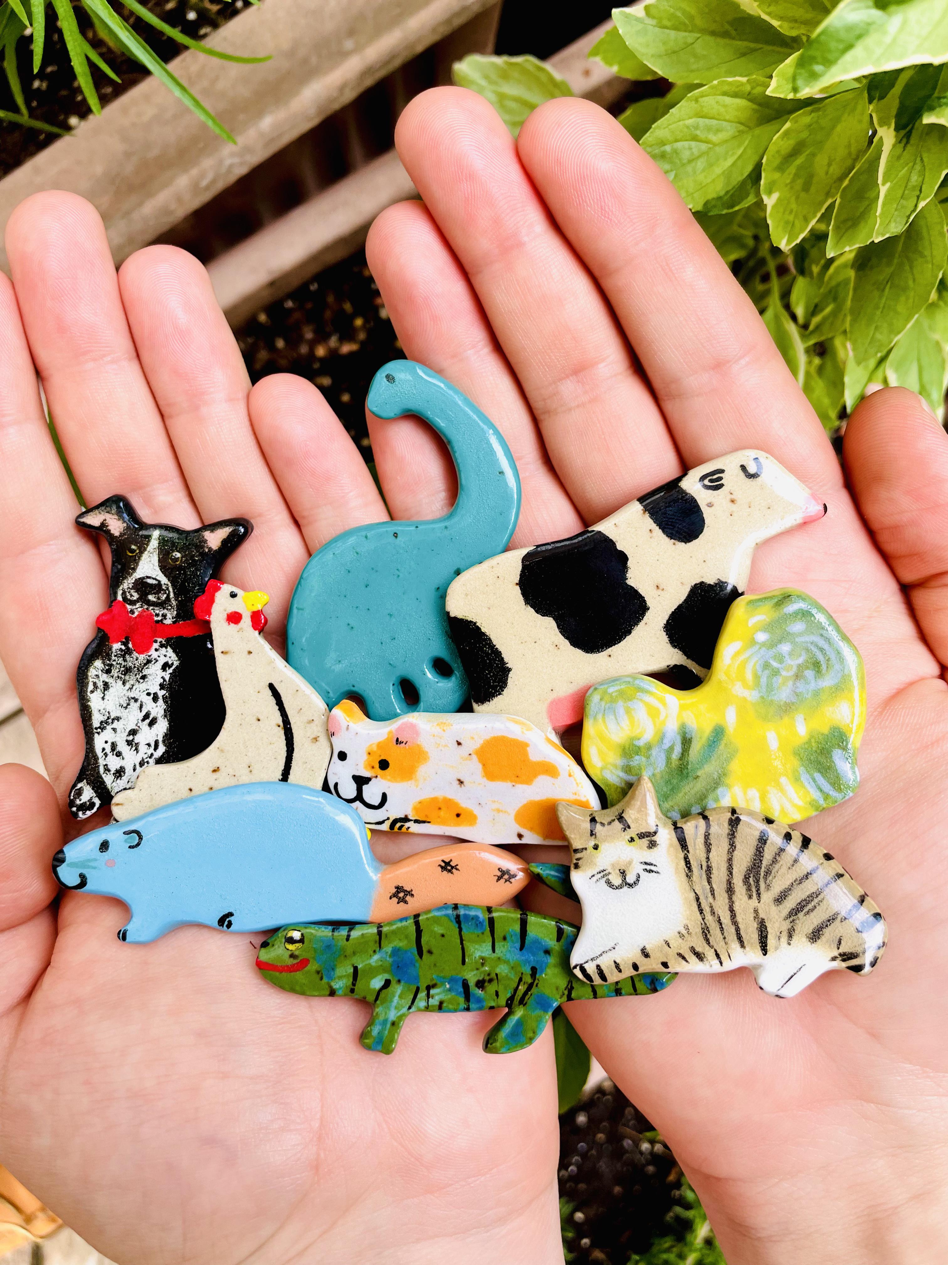 I made these ceramic animal somethingimade