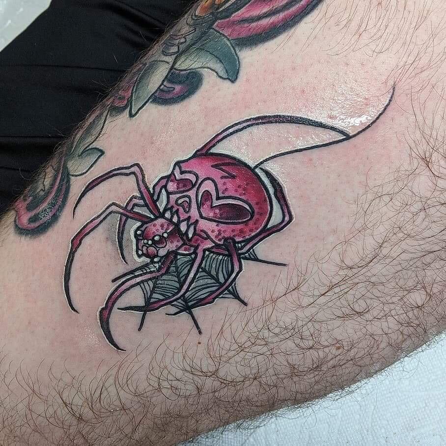Cute Lil Spider x Nadine Ogle Tat2U in Lima, OH tattoos