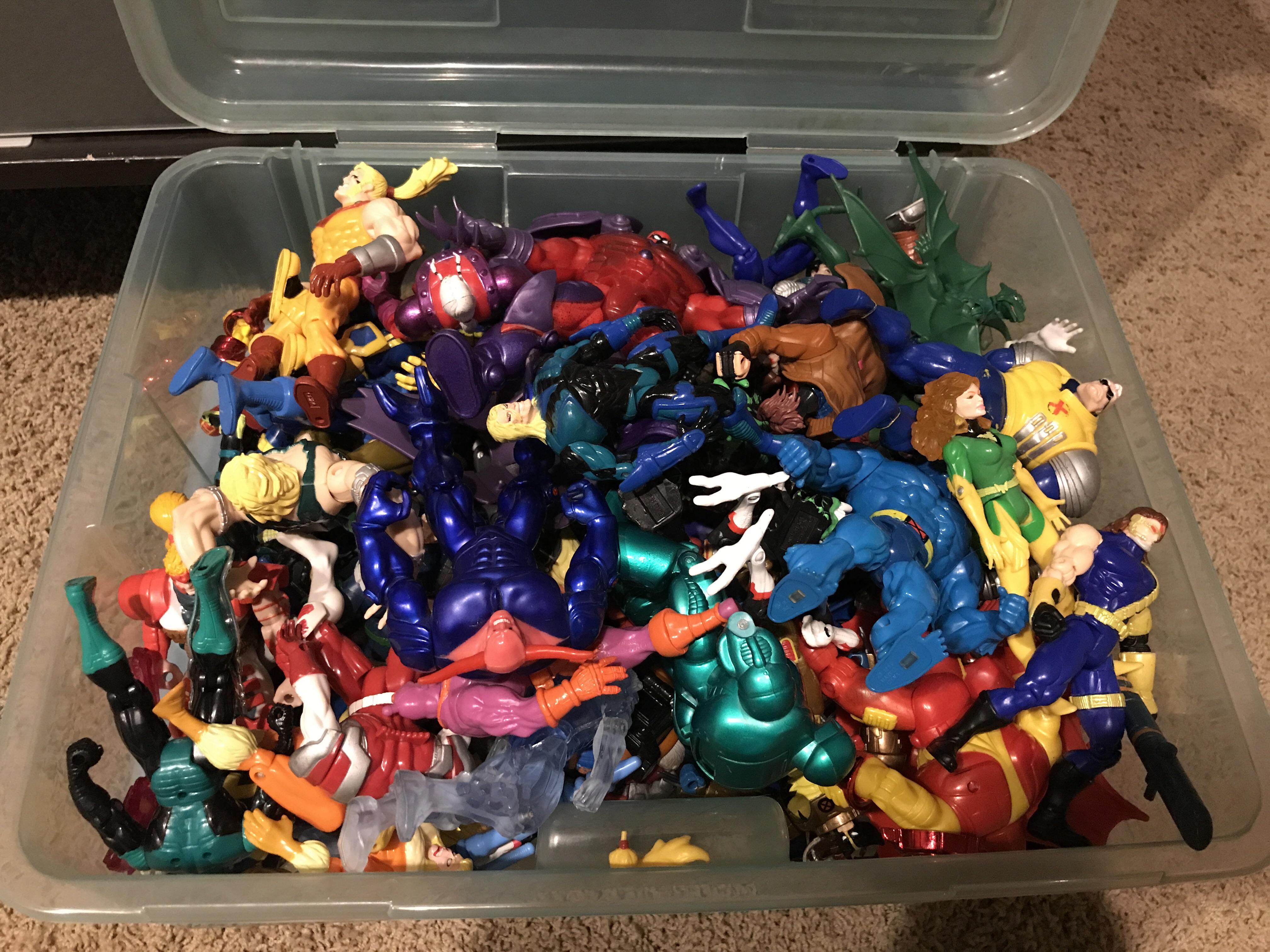 So I found my old XMen figures r/ActionFigures