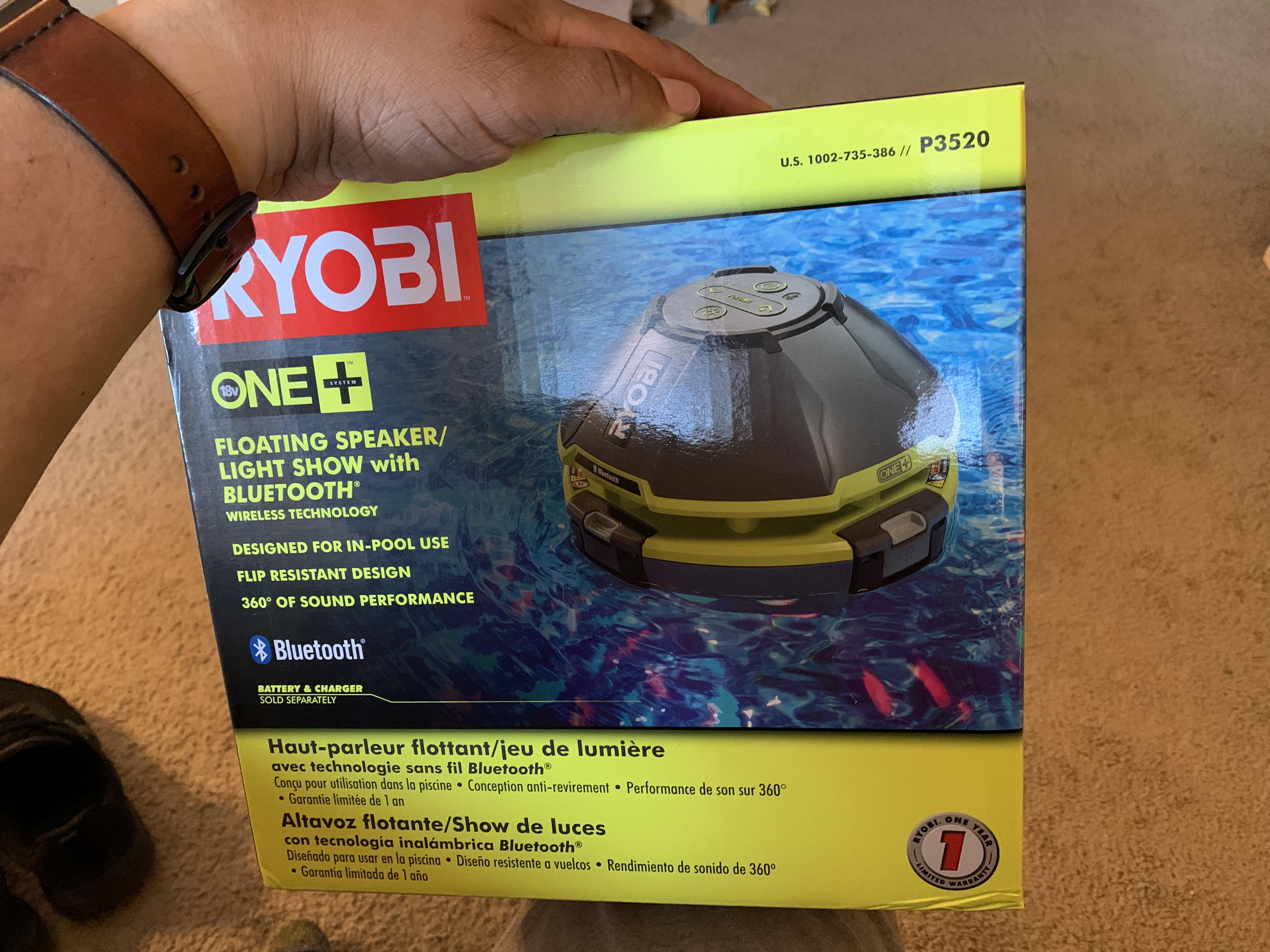 P3520 Pool Speaker Arrived Today! : r/ryobi