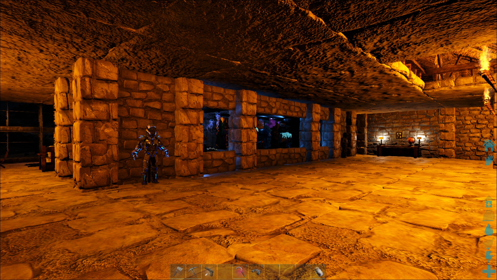 Thought this aquarium a friend and I made was pretty cool r/ARK