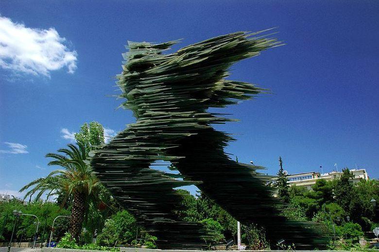 This statue in Athens, Greece called The Runner. u/Stop_whatthatsound