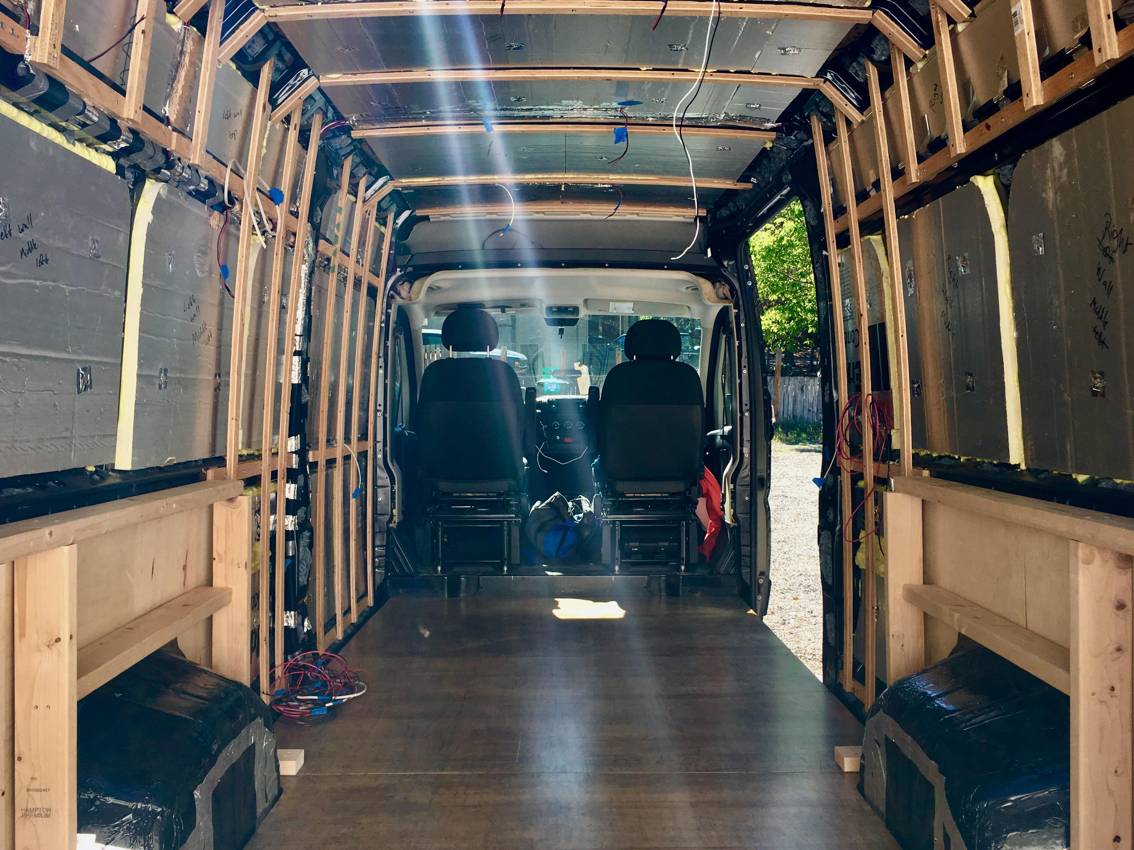 Framing is done! Each step of the build is super exciting as you see it