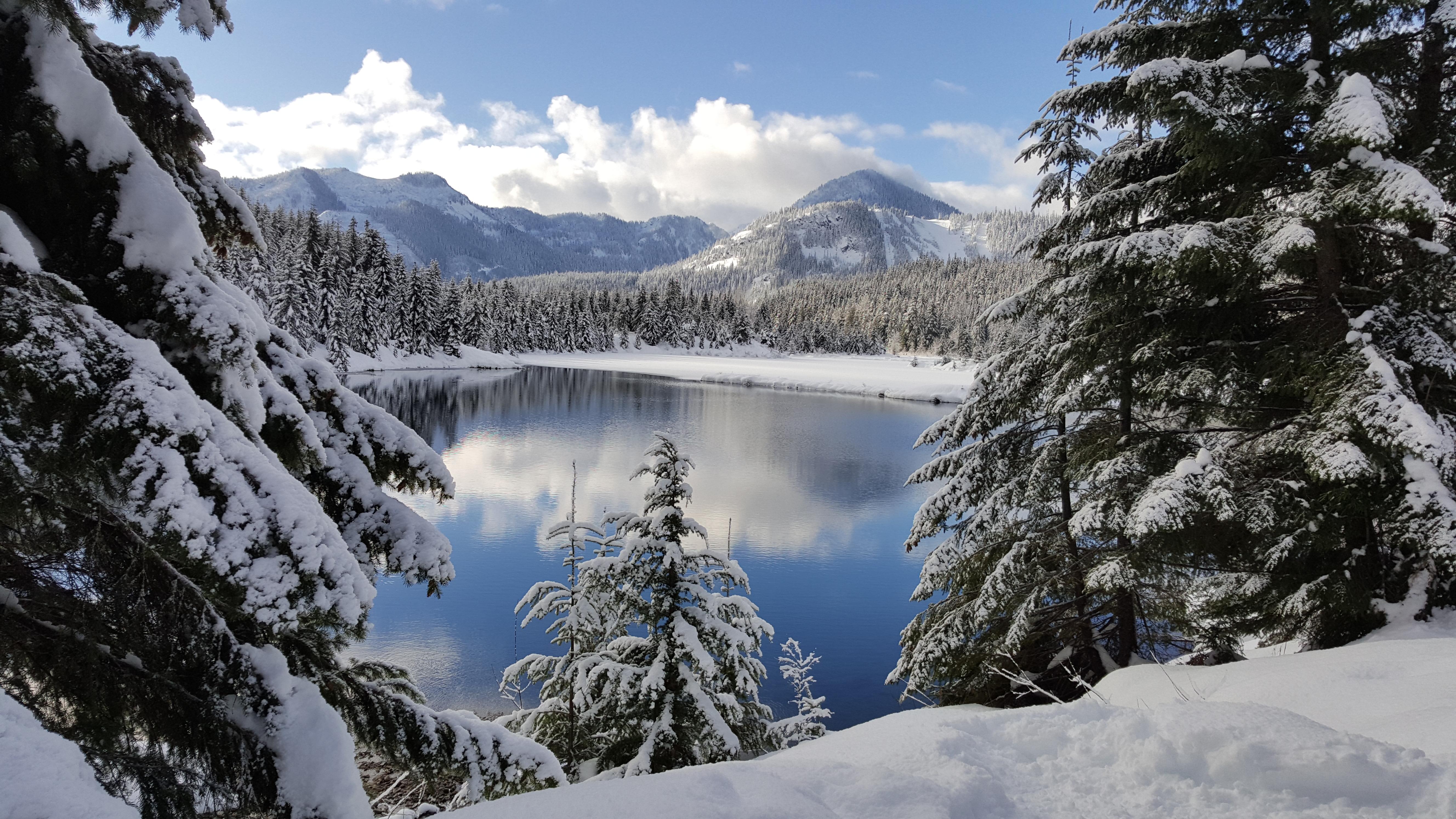 Snowshoeing Gold Creek Pond 2 (2016) r/Seattle