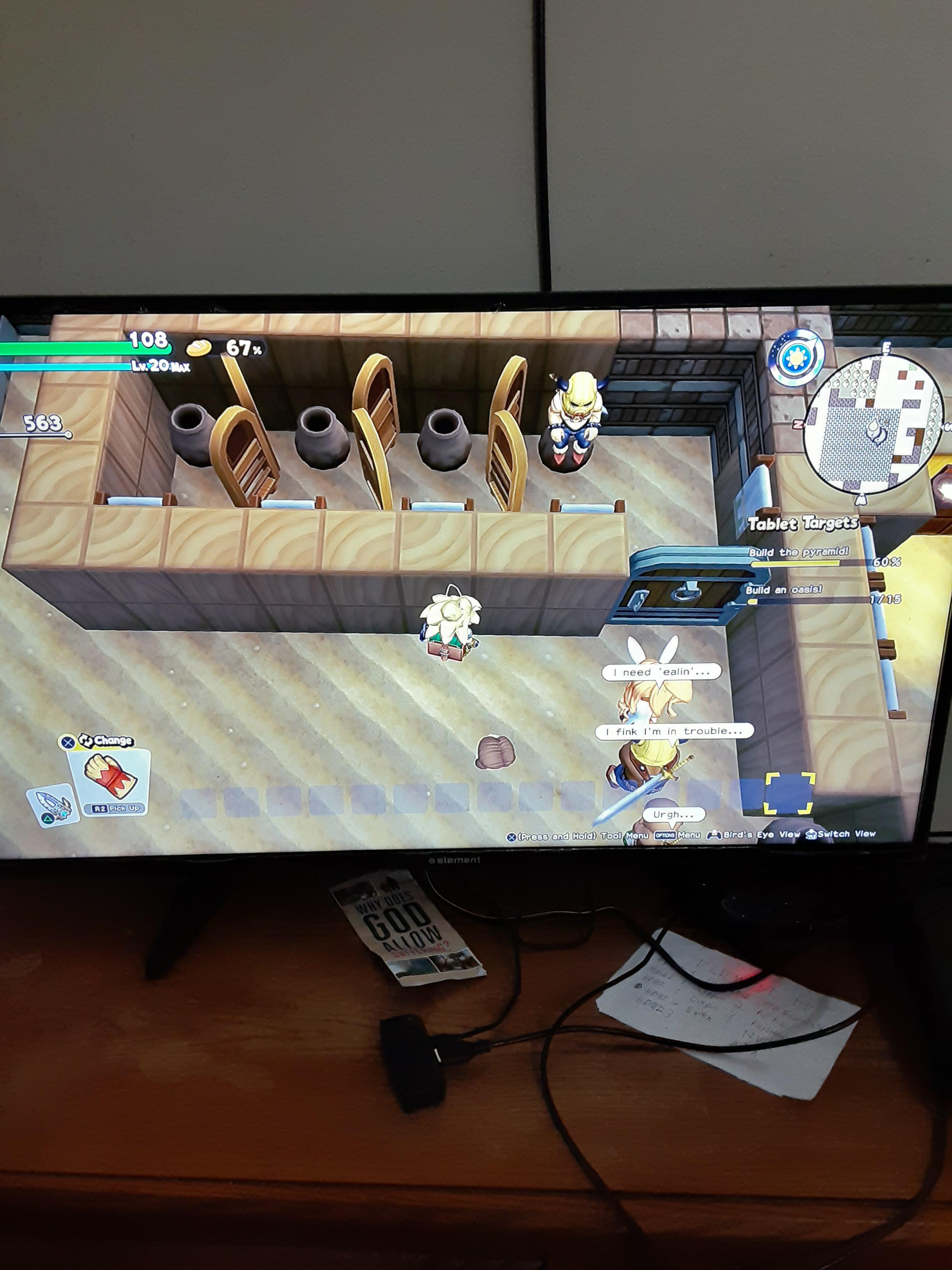 Dqb2 ps4. Is there a way to get multiple people to use toilet or should