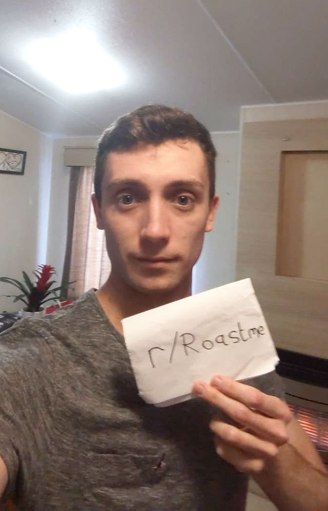 My friend lives in a caravan, roast him so he's warm for the winter