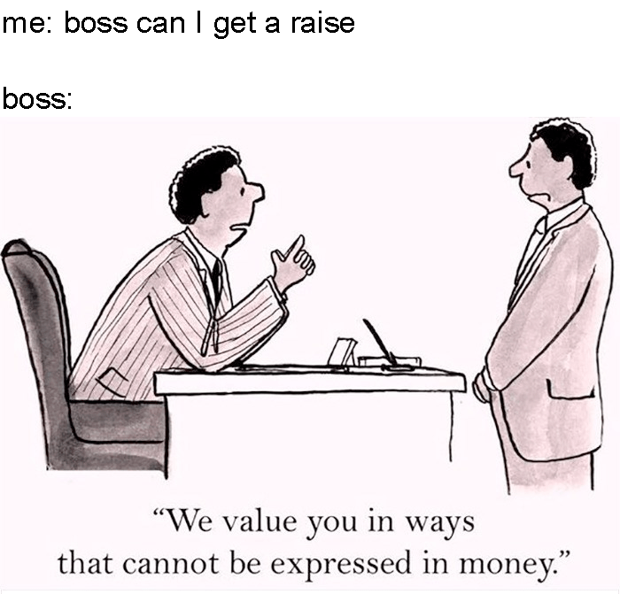 Every time I ask for a raise r/memes