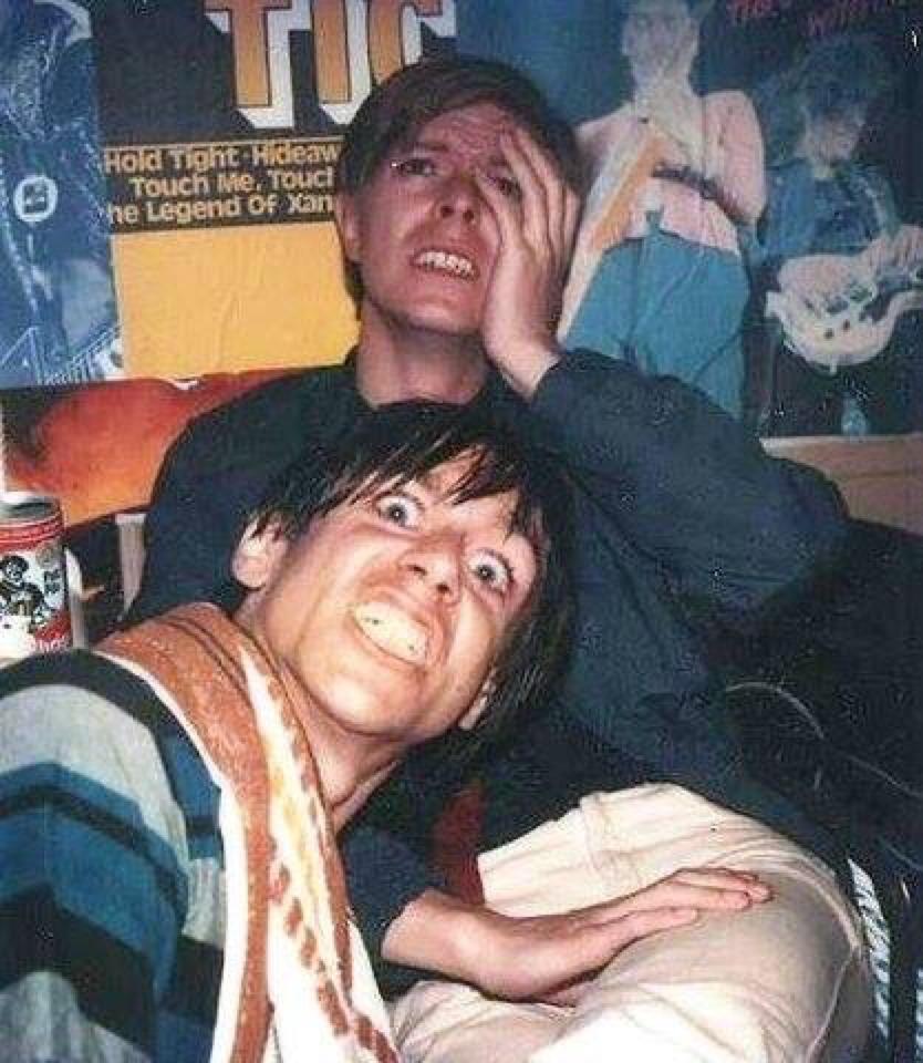 David Bowie and Iggy Pop in the late 70s. r/OldSchoolCool