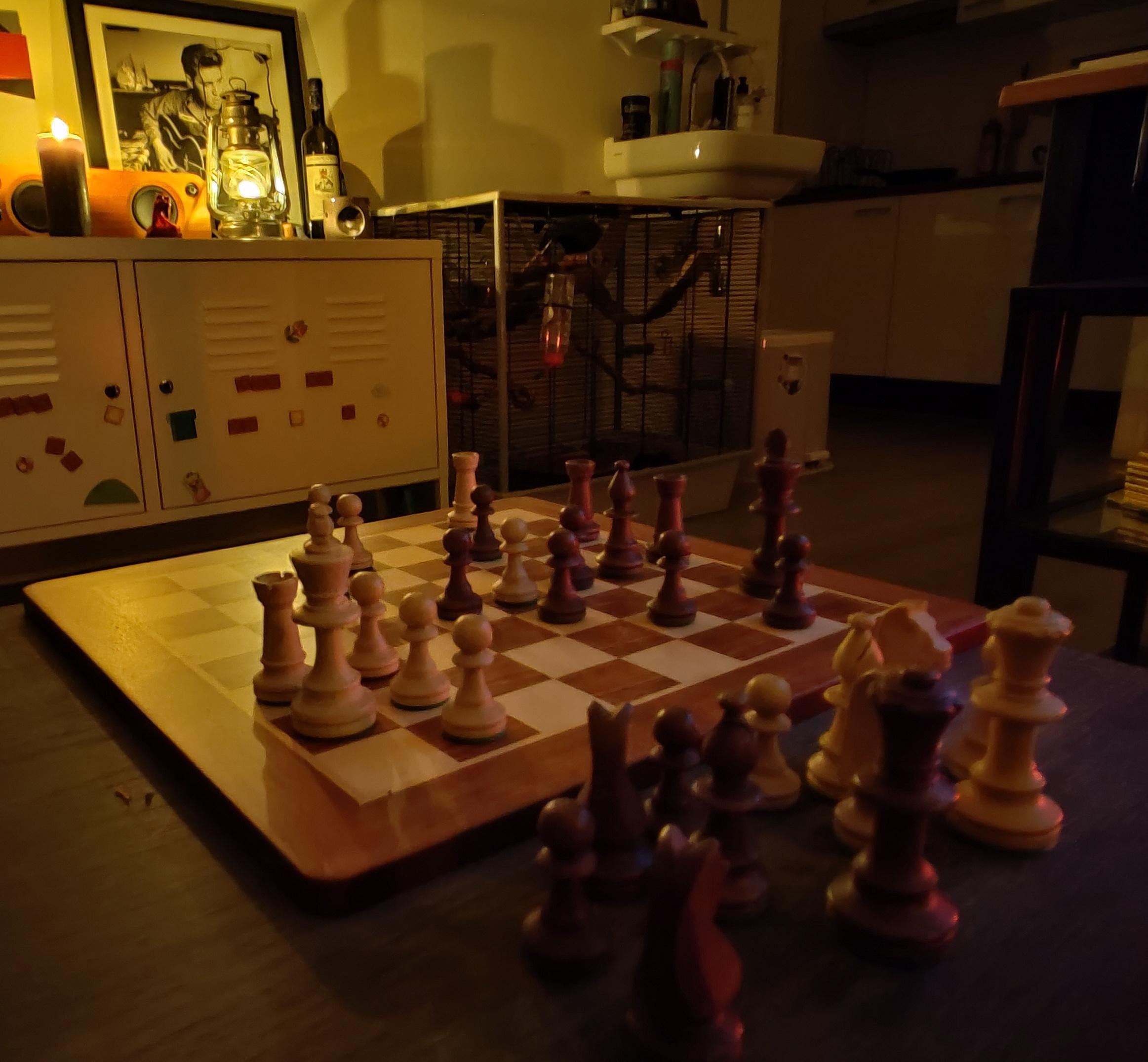 How I play chess against myself over the period of a few days[2325x2151