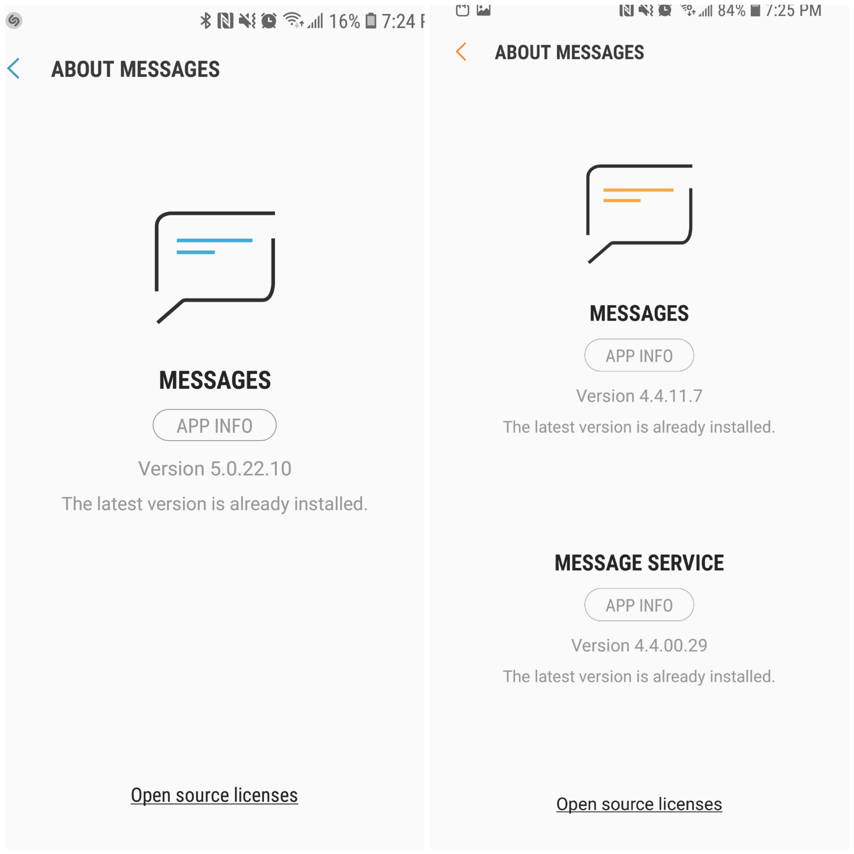 Samsung messages won't update? r/samsung