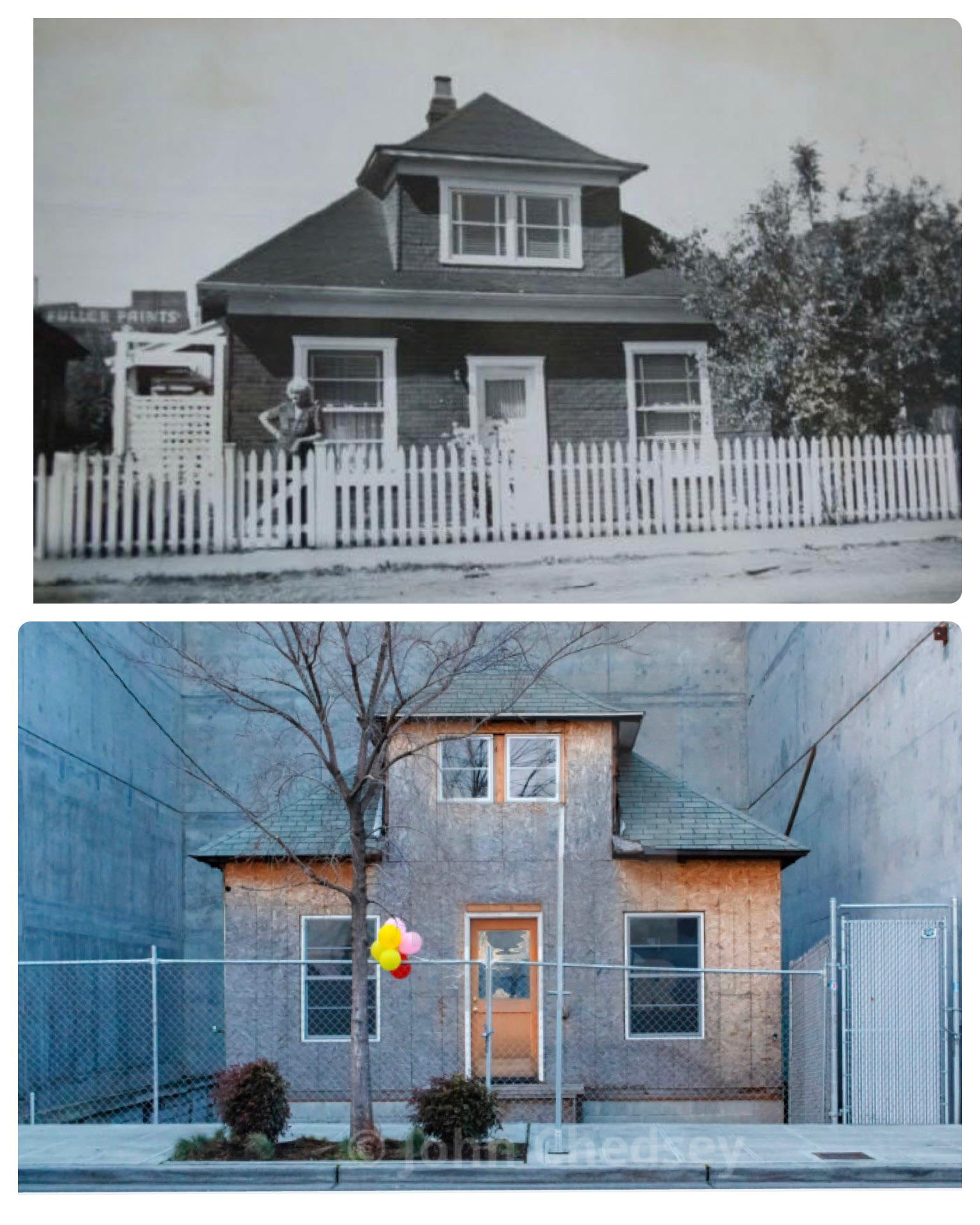 Edith Macefield’s “Up” house in the Ballard neighborhood of Seattle