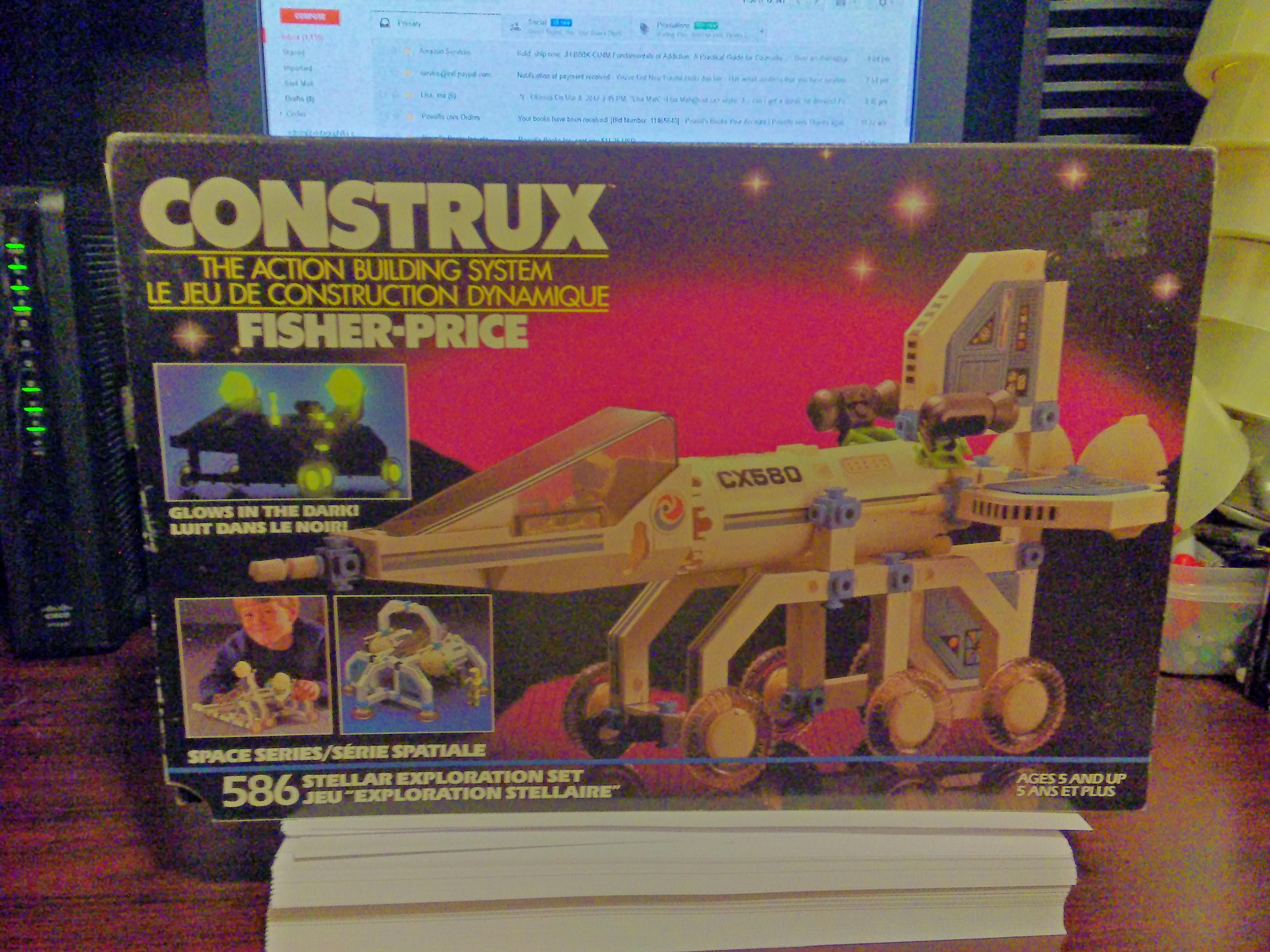 Vintage building toy set construx, it was brand new as well, got it for