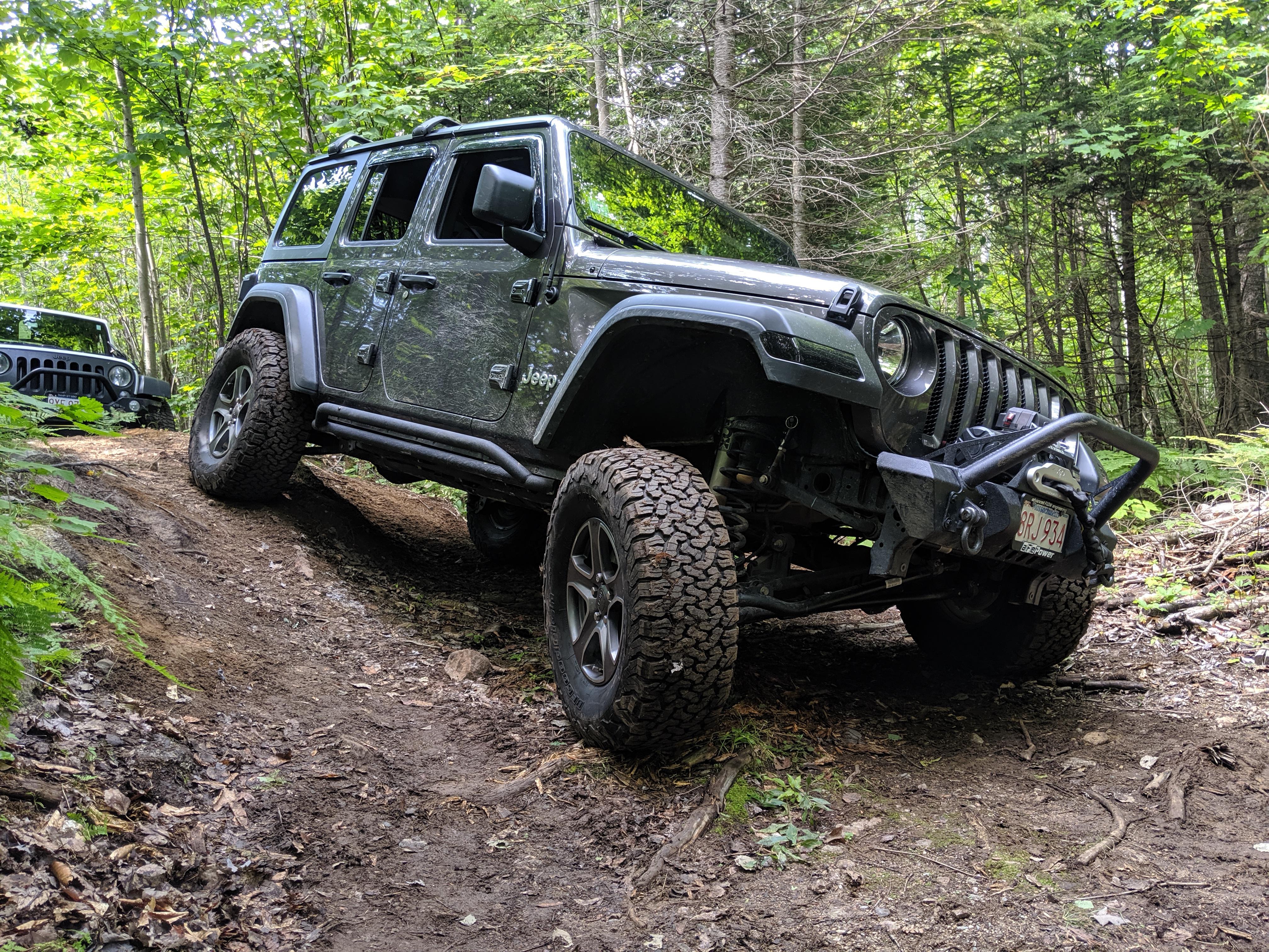 Flexing out a bit on the trails yesterday. Club met up at Jericho Mtn