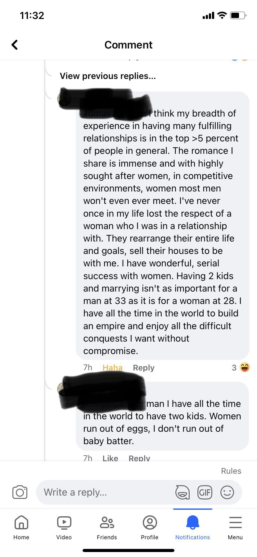 “Women run out of eggs” r/NotHowGirlsWork