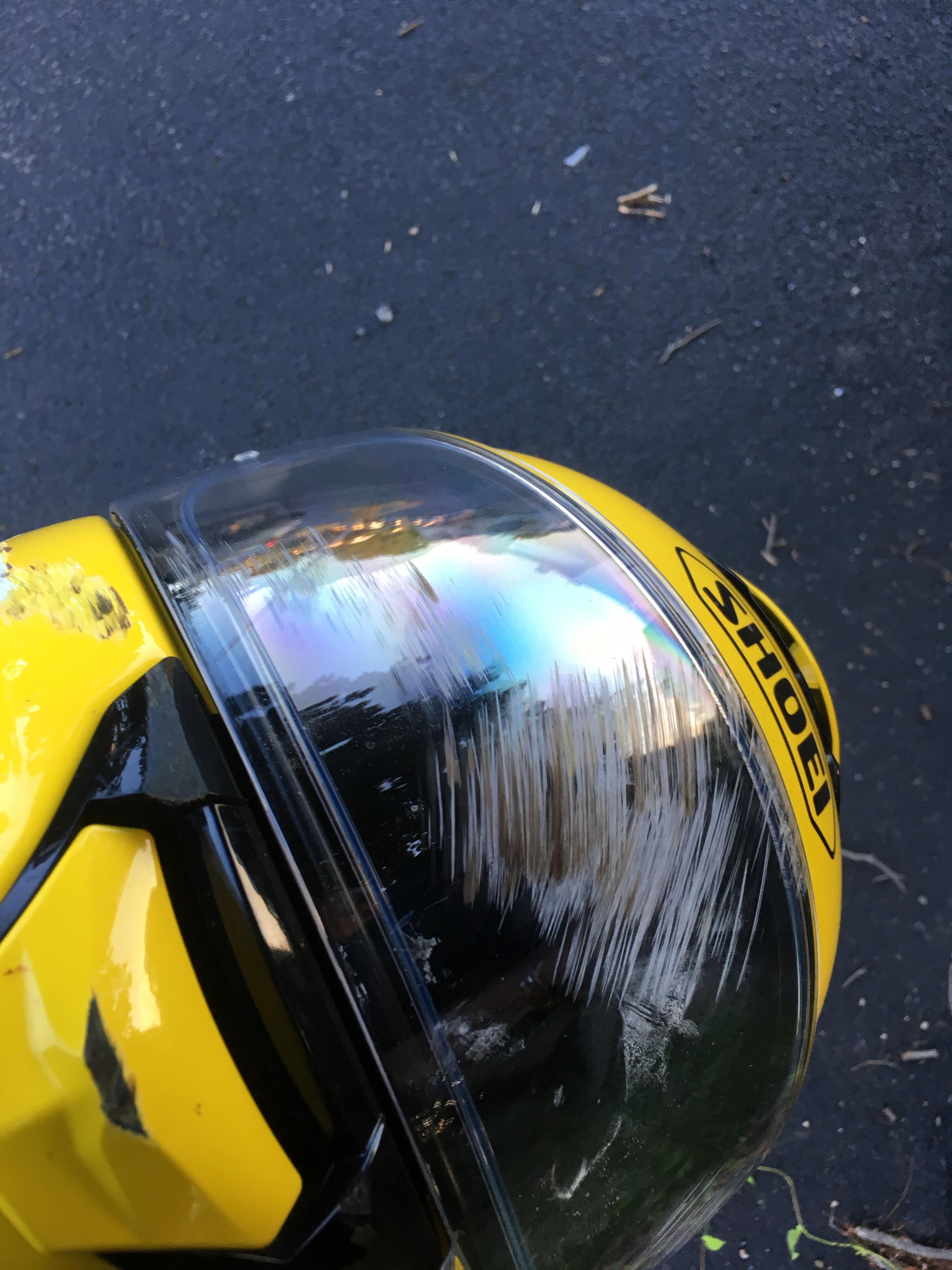 Just went down, car slammed on brakes in front of me. en route to er