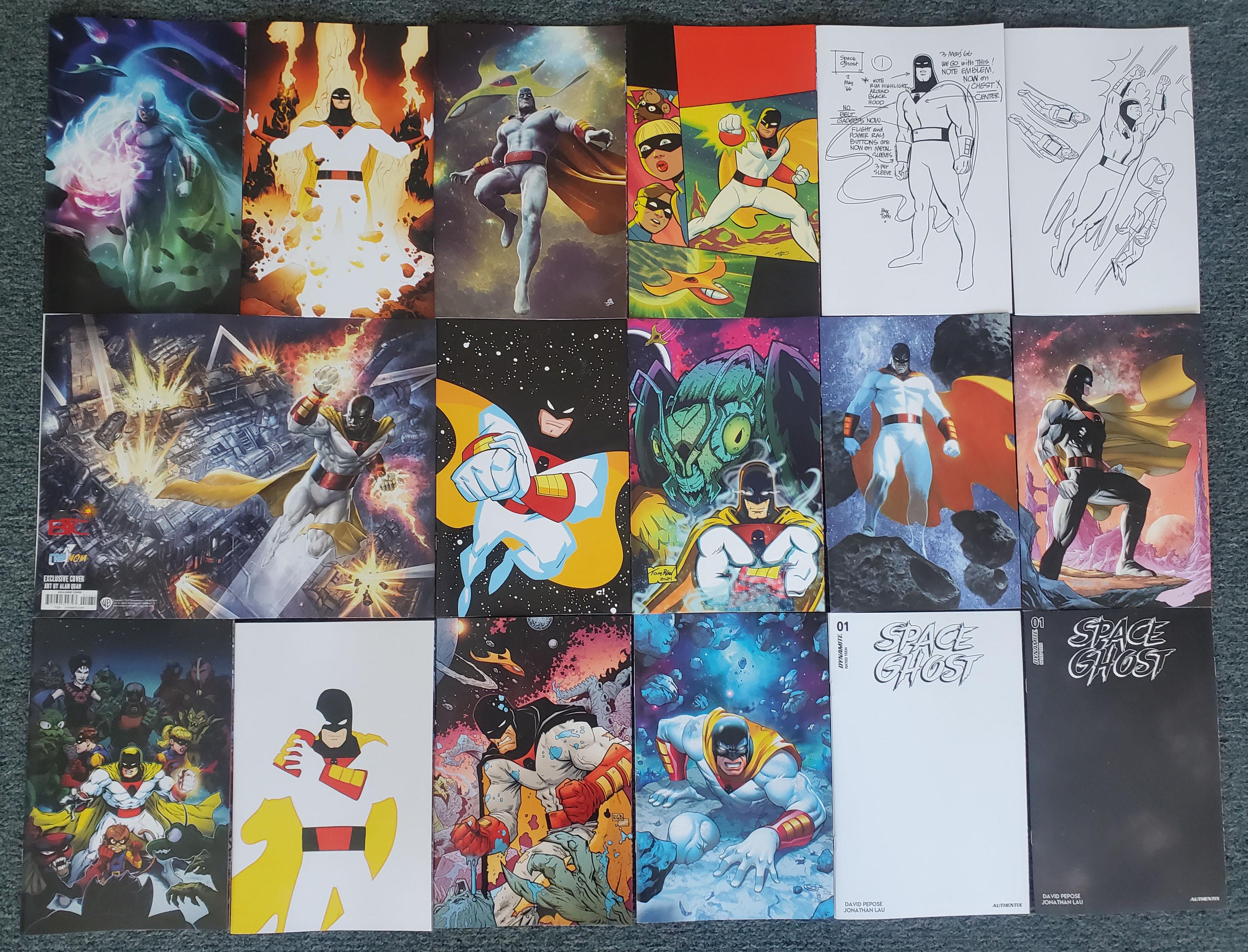 Space Ghost 1 All Unique Cover Images [Dynamite] r/spaceghost