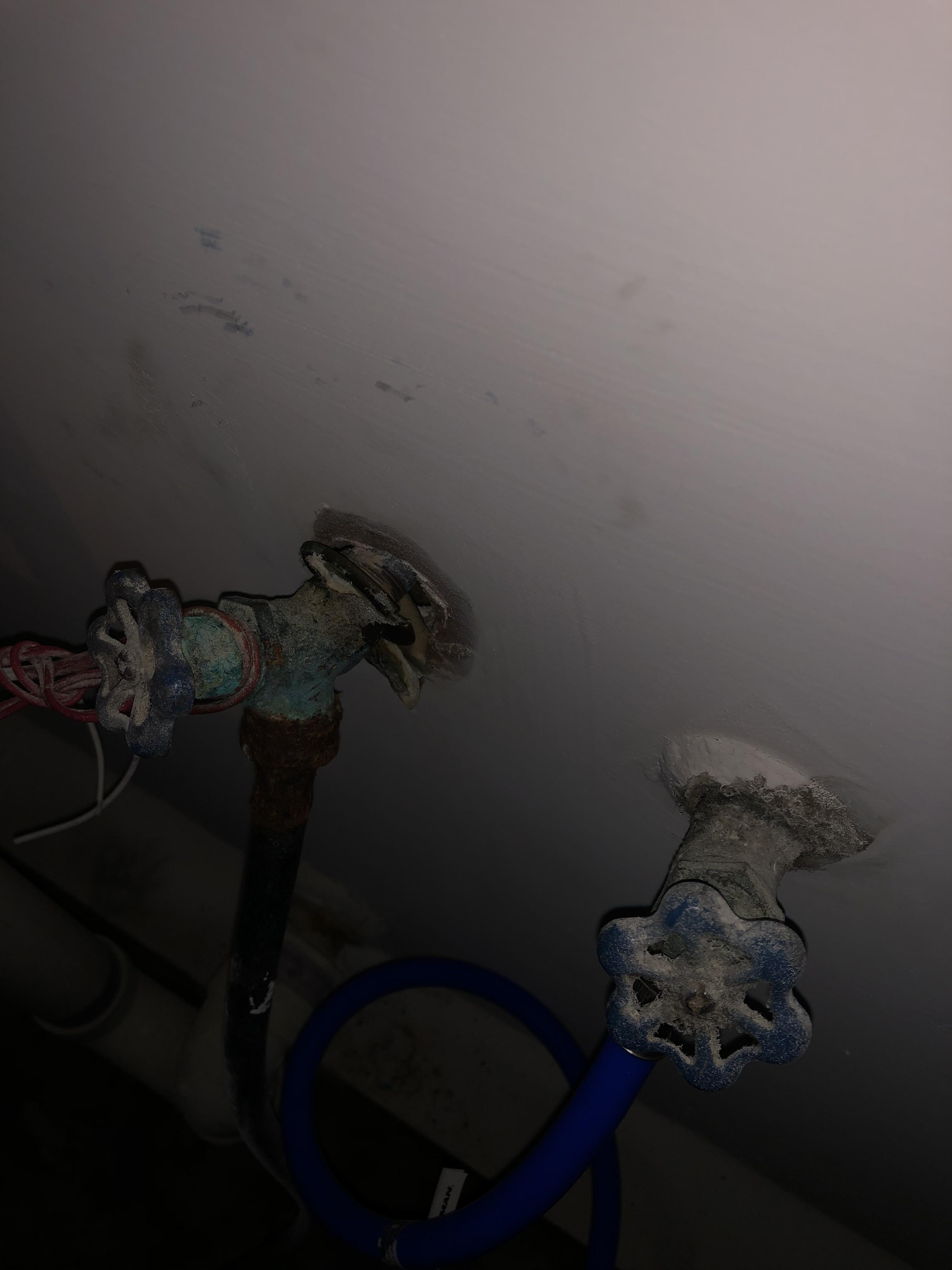 Need help replacing washing machine hot water valve. Hose is rusted on