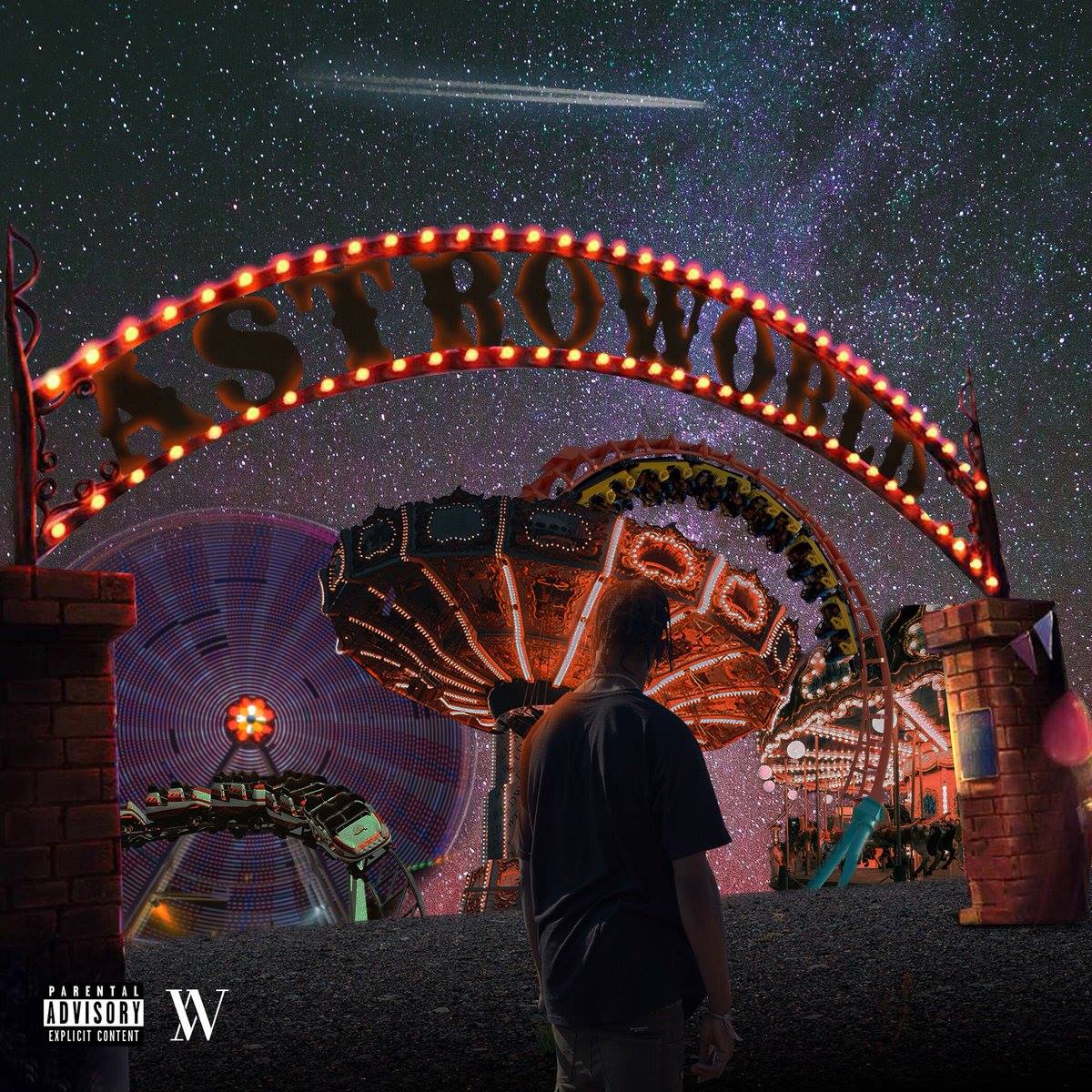 Alternate Astroworld cover that my friend made travisscott