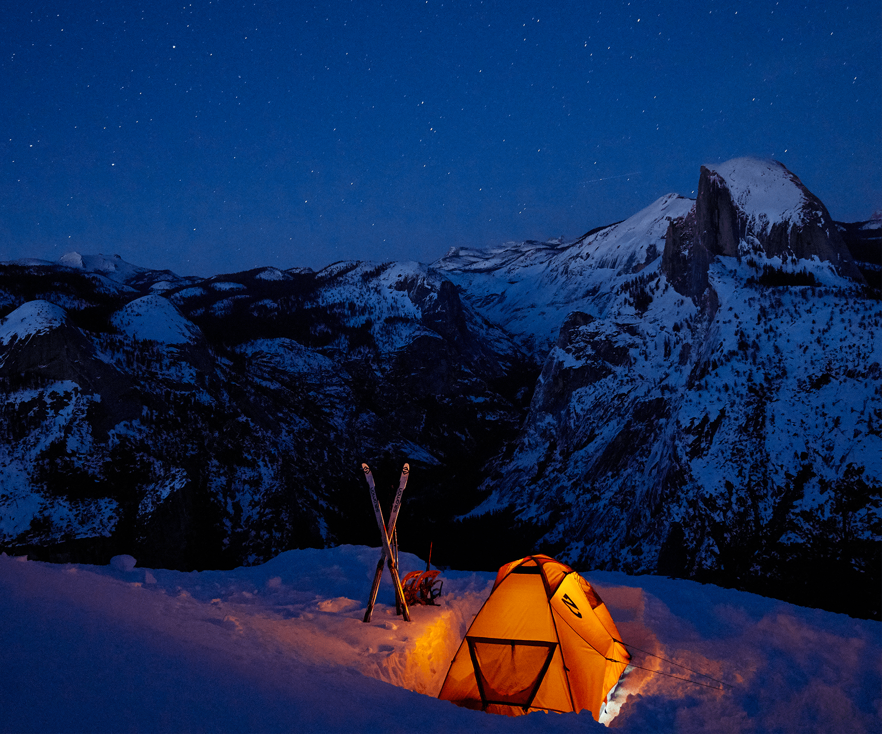 Glacier Point, Yosemite CrossCountry Ski Trip (Jan 2017) r