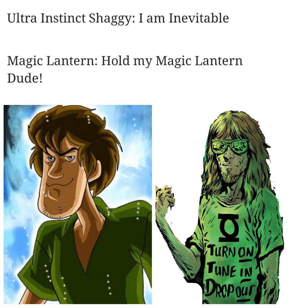 Before the made Shaggy as Ultra Instinct Shaggy Grant Morisson