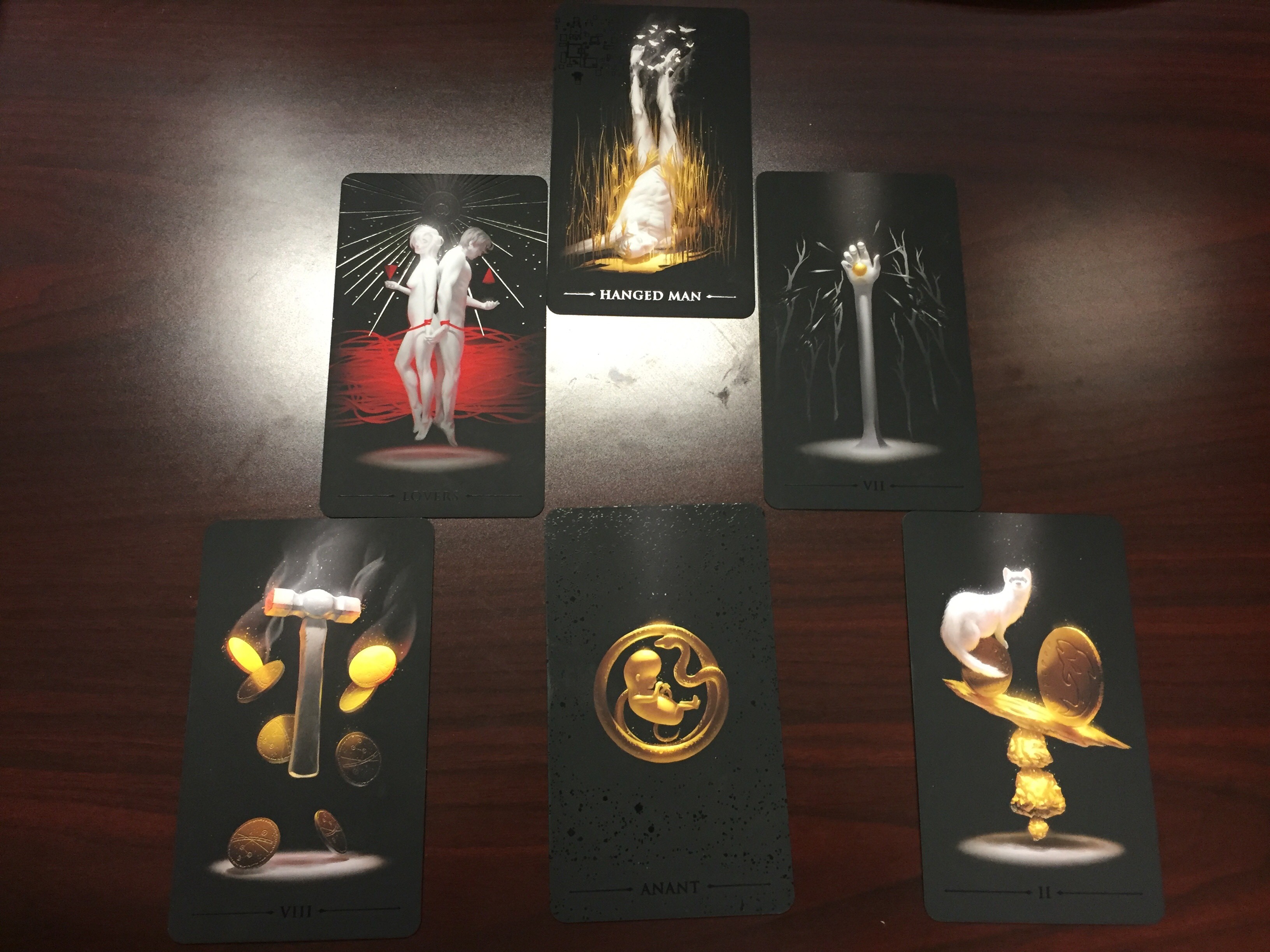 Deck Interview! True Black Tarot (with help from Locke) tarot