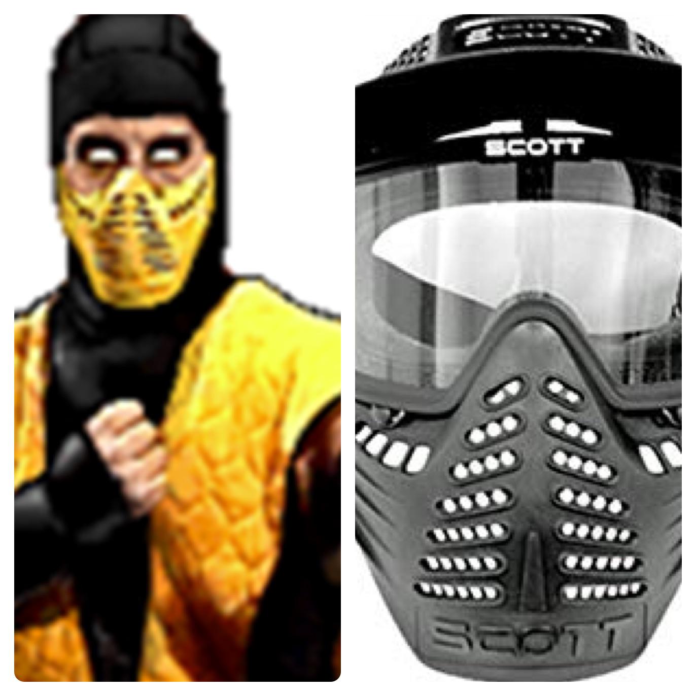 For anyone wanting to cosplay MK2 ninjas the masks they used were the