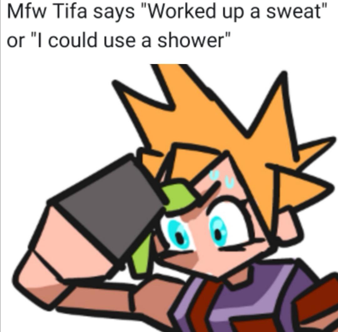 Tifa sweating makes me sweat ( ͡° ͜ʖ ͡°) r/FFVIIRemake