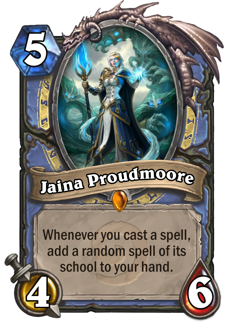 If Classic Heroes were cards Mage r/customhearthstone