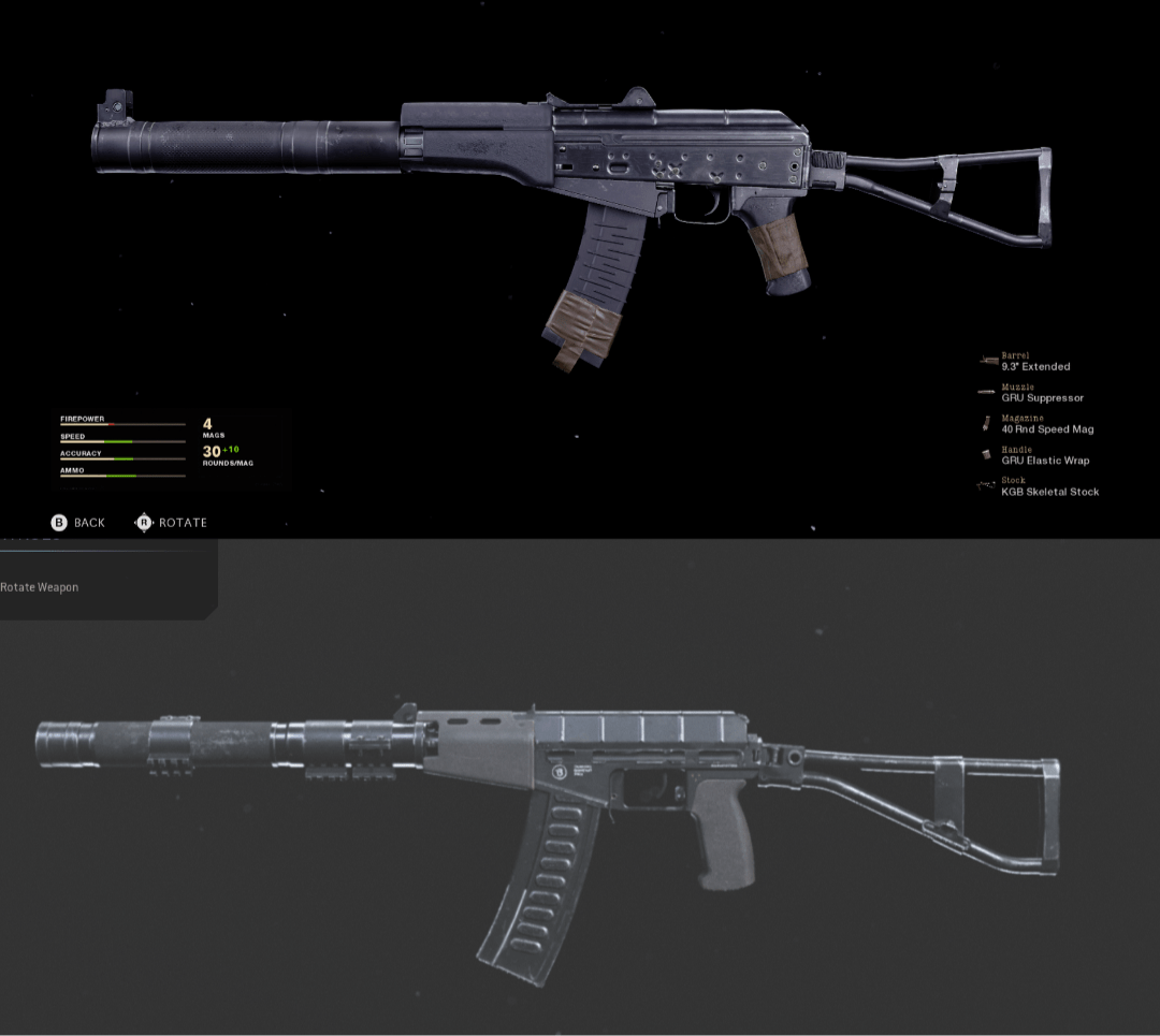 You can make an ak 74u look like an as val using these parts. It dosent