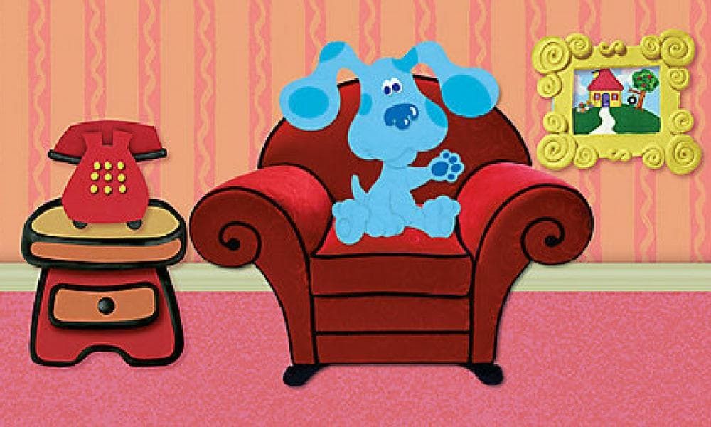 I feel nostalgic when I see the "Thinking Chair" from Blue's Clues. r