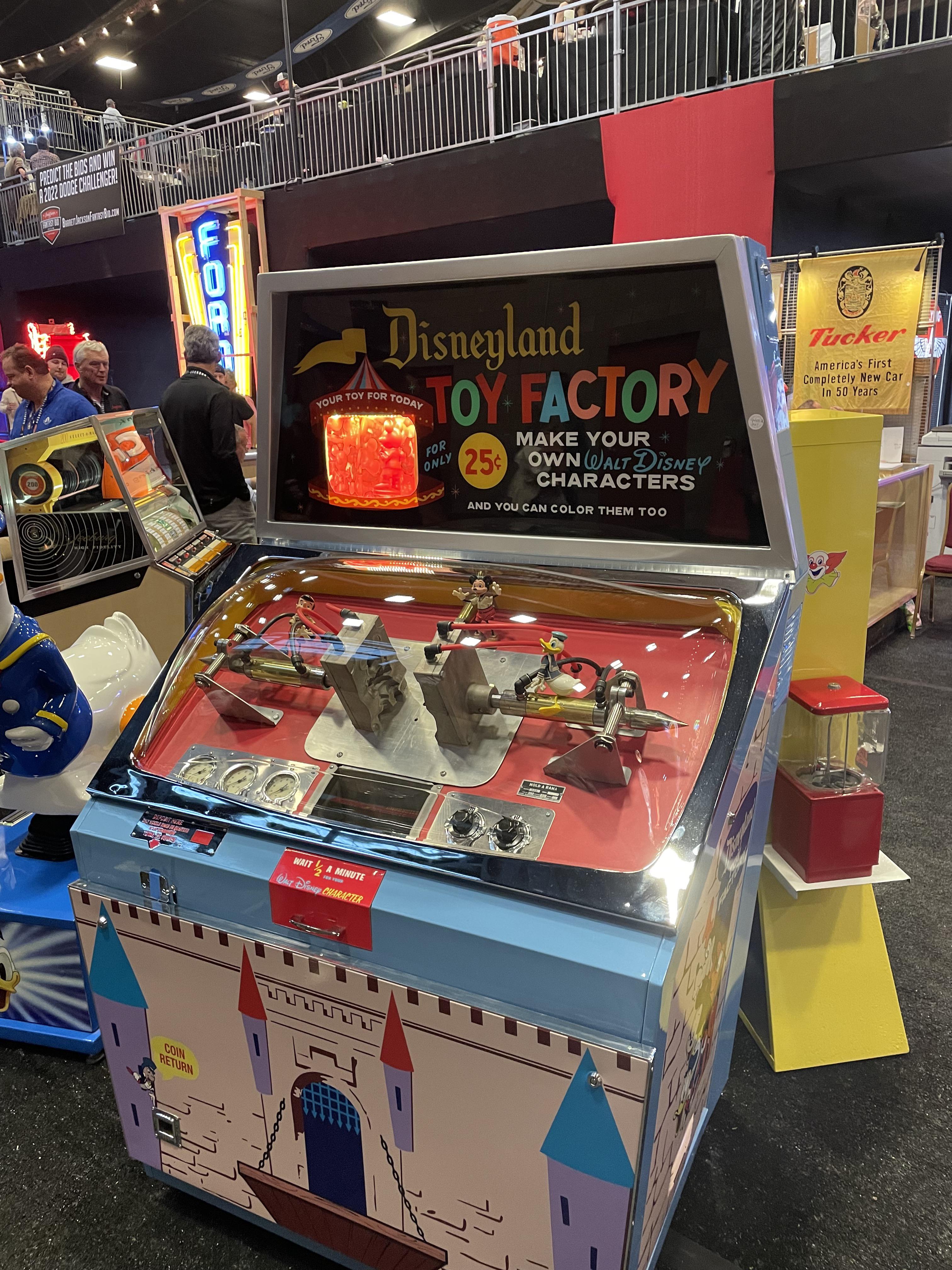 Saw this cool old Disneyland Toy Factory machine at a car show r/disney