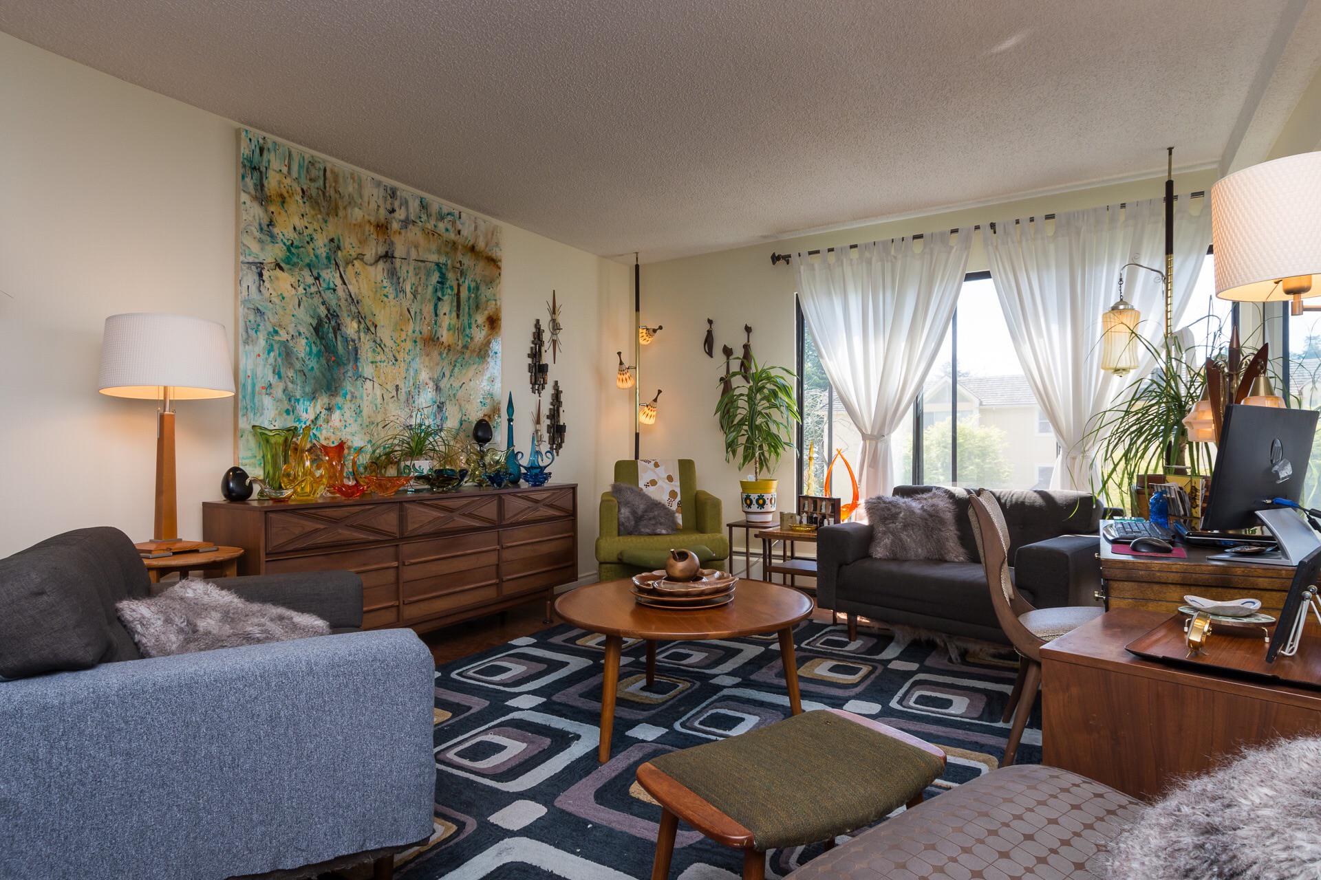 My former, midcentury modern decorated condo in White Rock, BC r/CozyPlaces