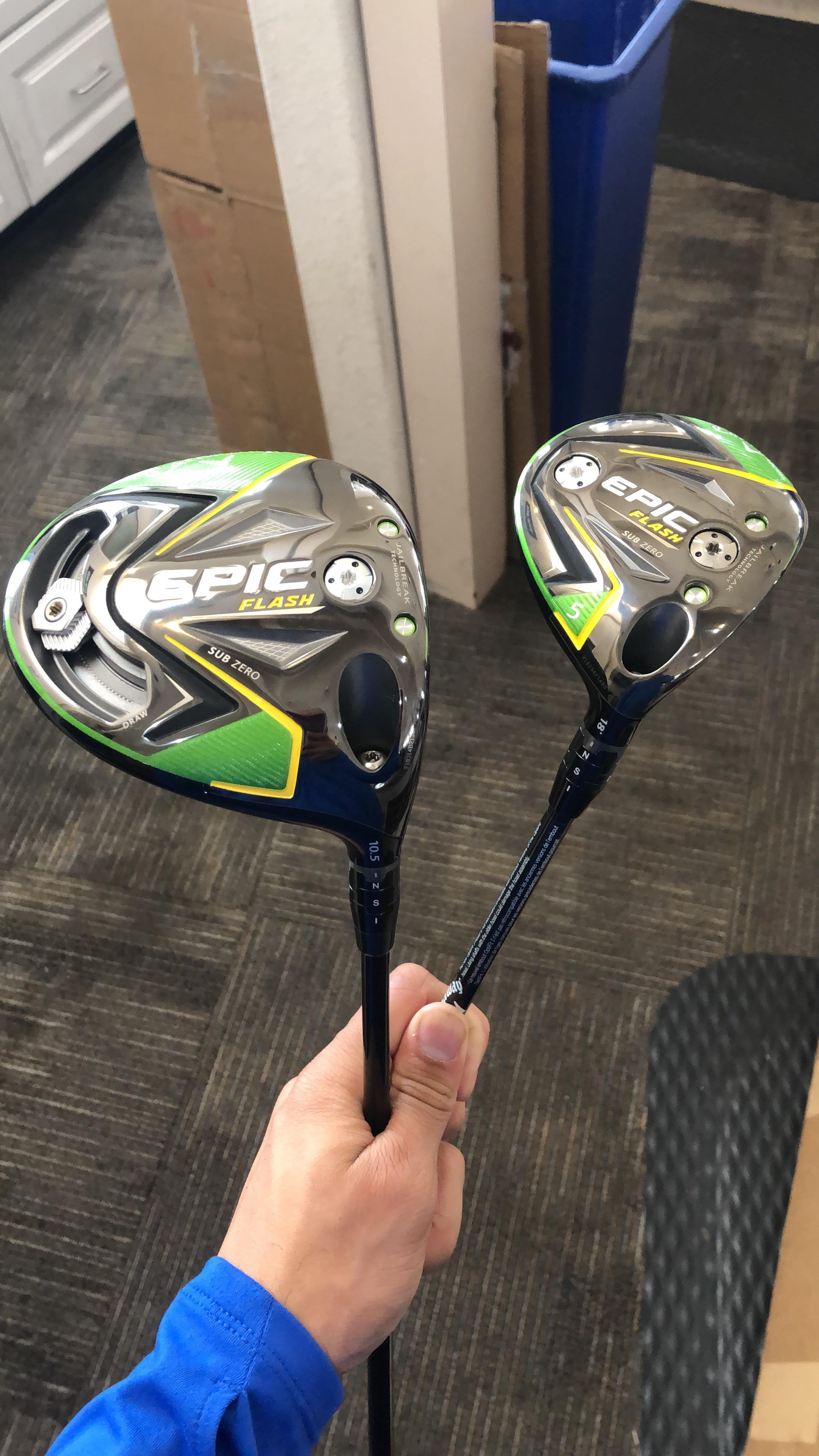 Part two of the all Callaway bag came in today! Waiting on the shafts