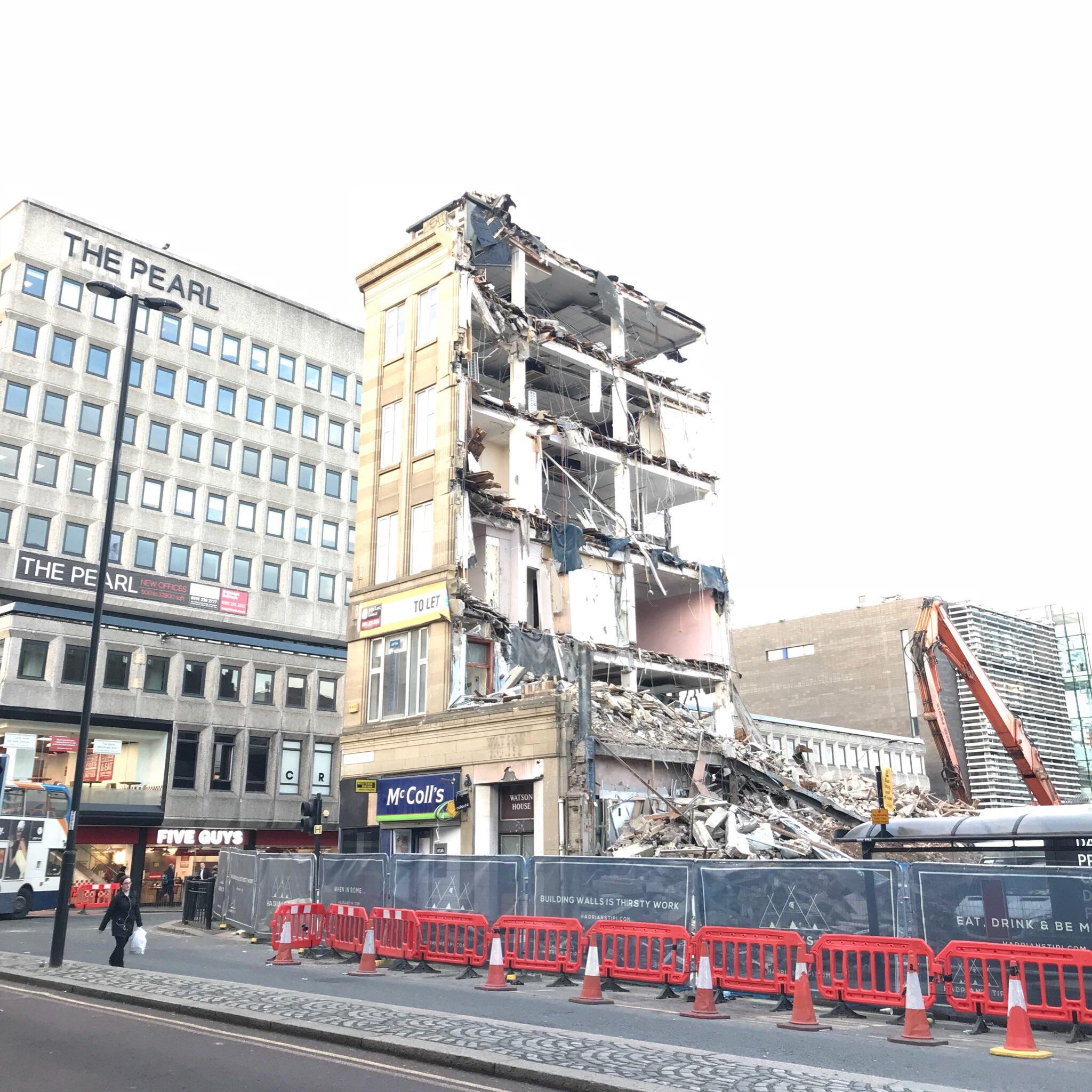 Watson House, Newcastle, UK. As of today, almost gone. r/Lost