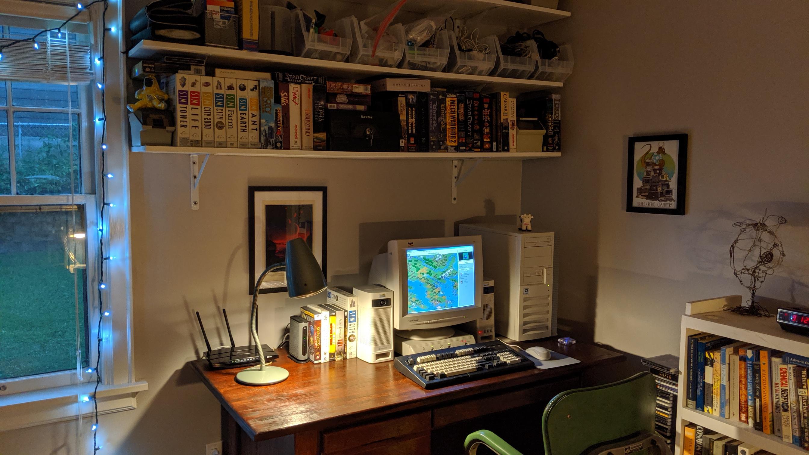 My vintage gaming nook is quite cozy on a rainy day r/CozyPlaces