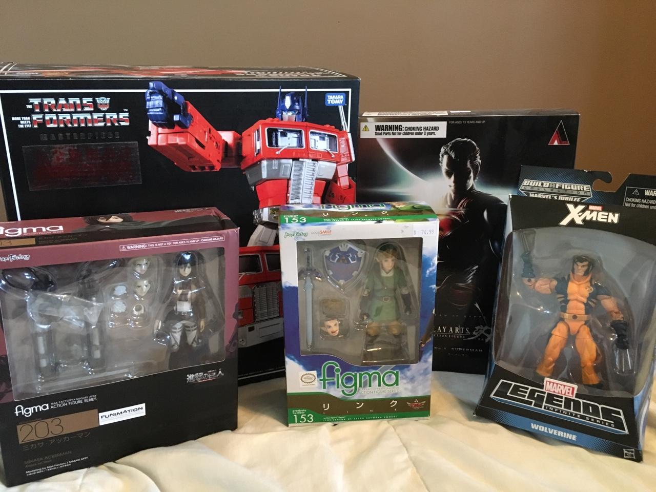 Top 5 (Though I do usually keep my figures in their boxes) r