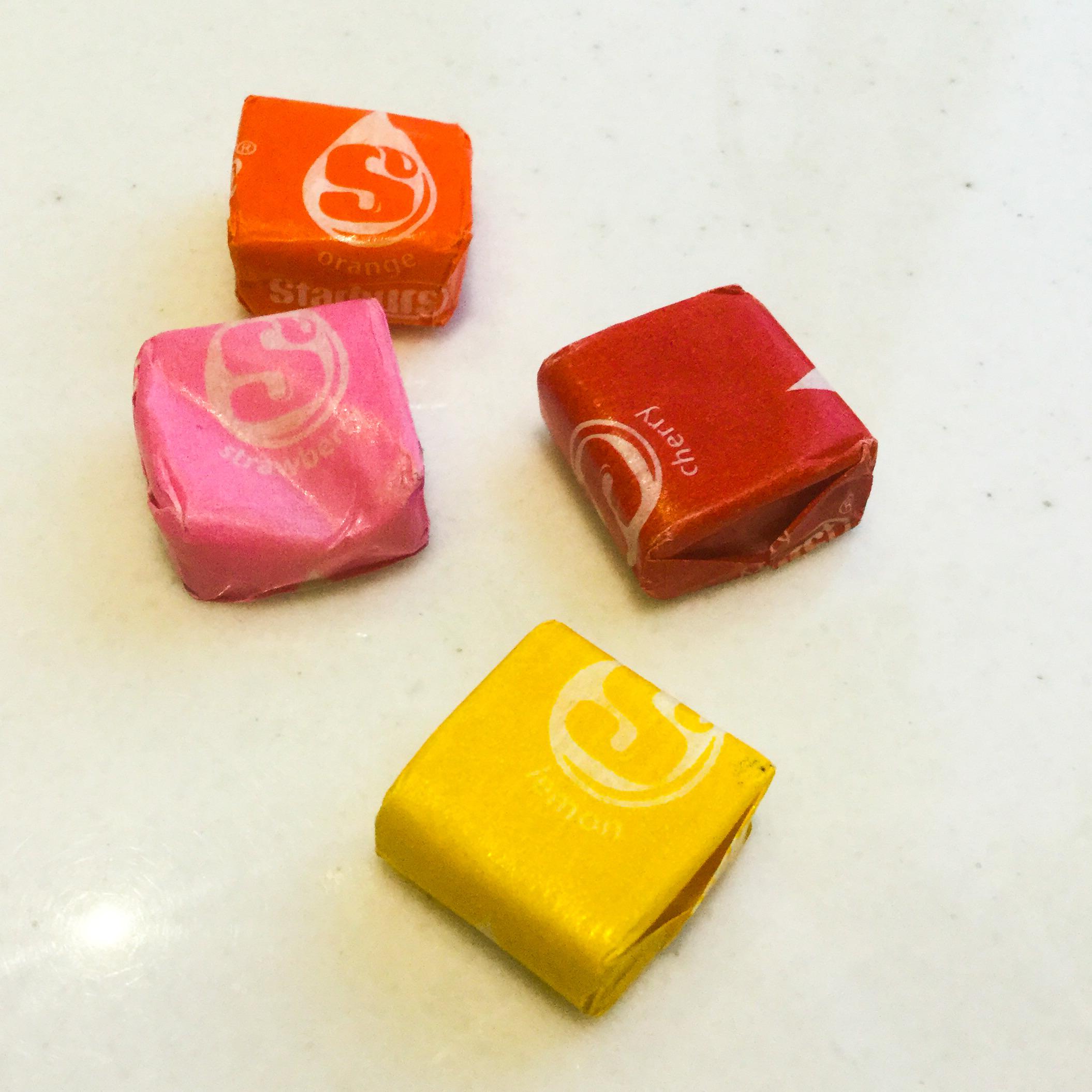 Rank the classic Starburst flavours from best to worst. r/candy
