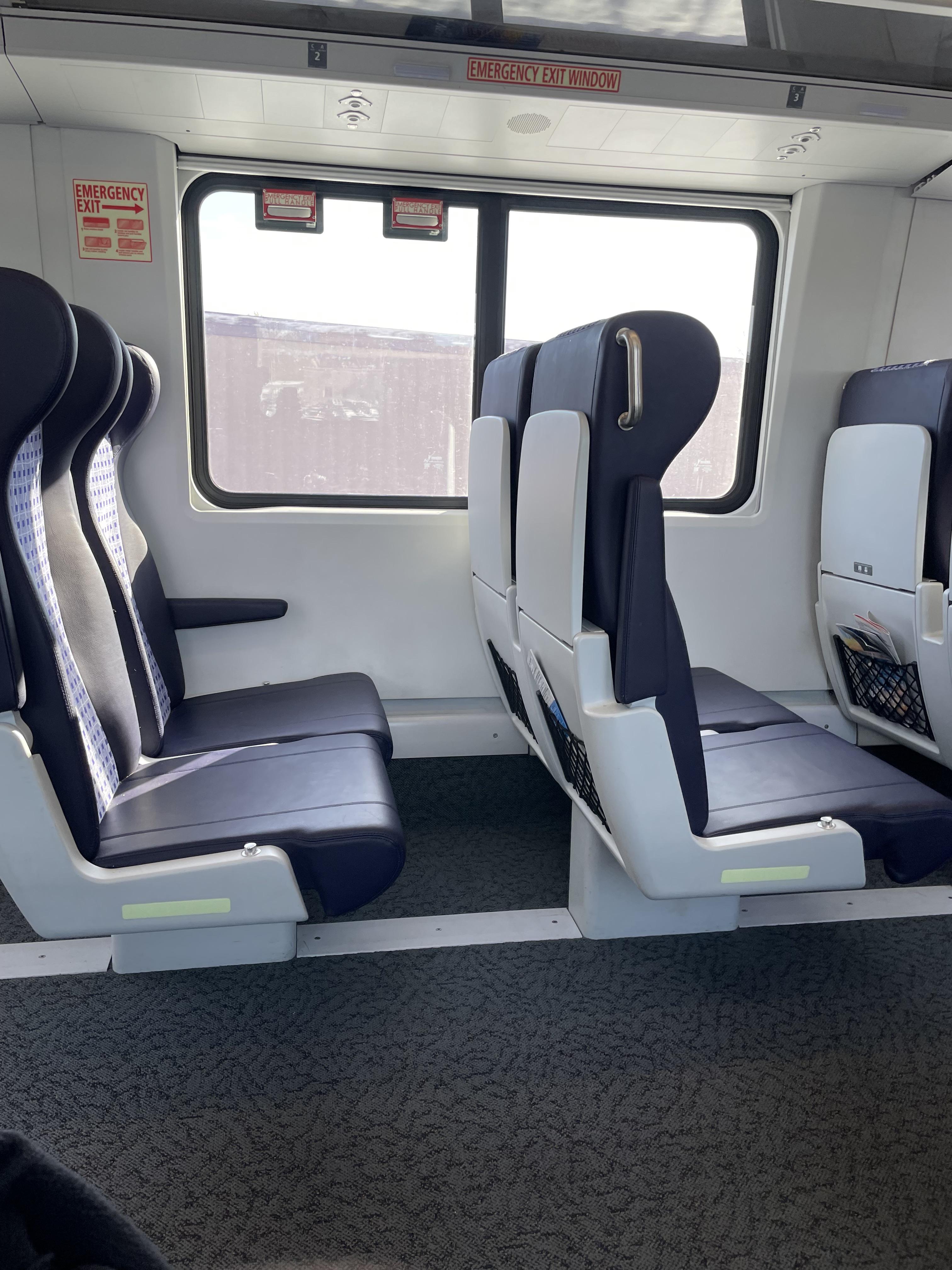 New seats on the Amtrak Hiawatha suck r/Amtrak