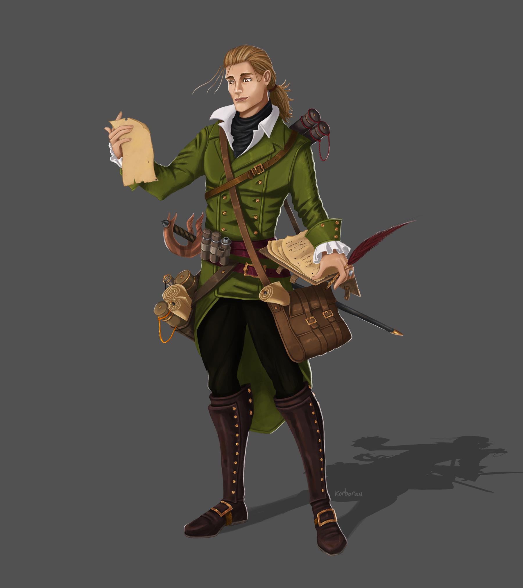 [Art] Human Lore Bard r/DnD