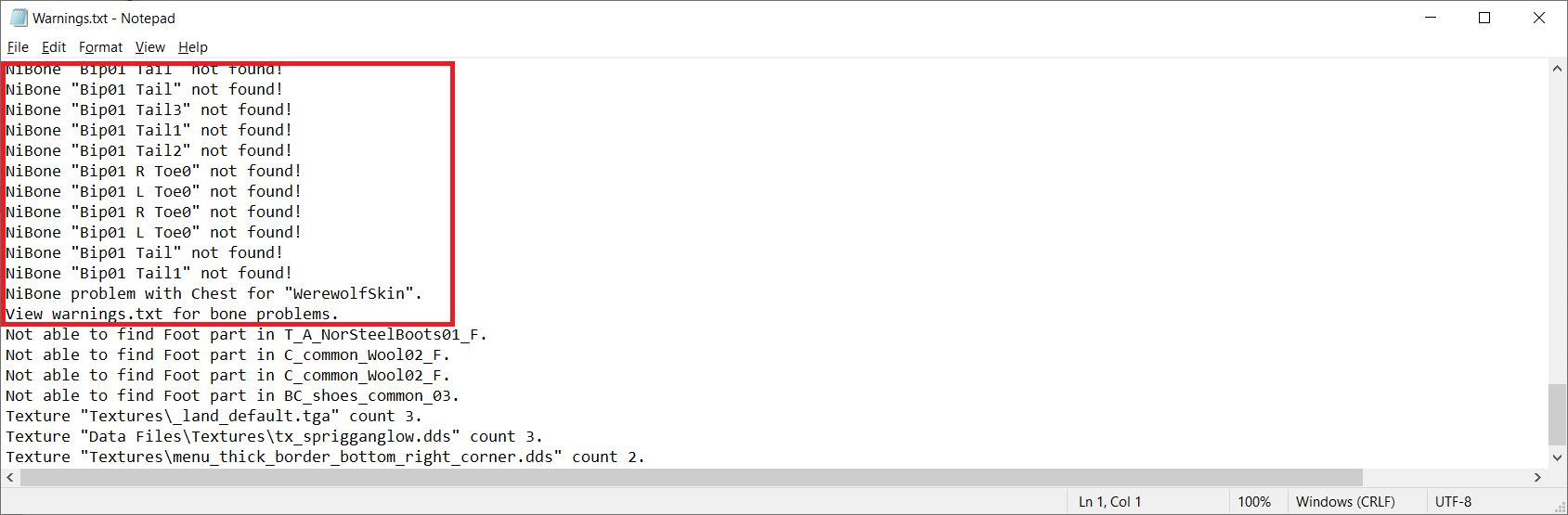 I'm getting this error whenever I'm going through Solstheim, And I can