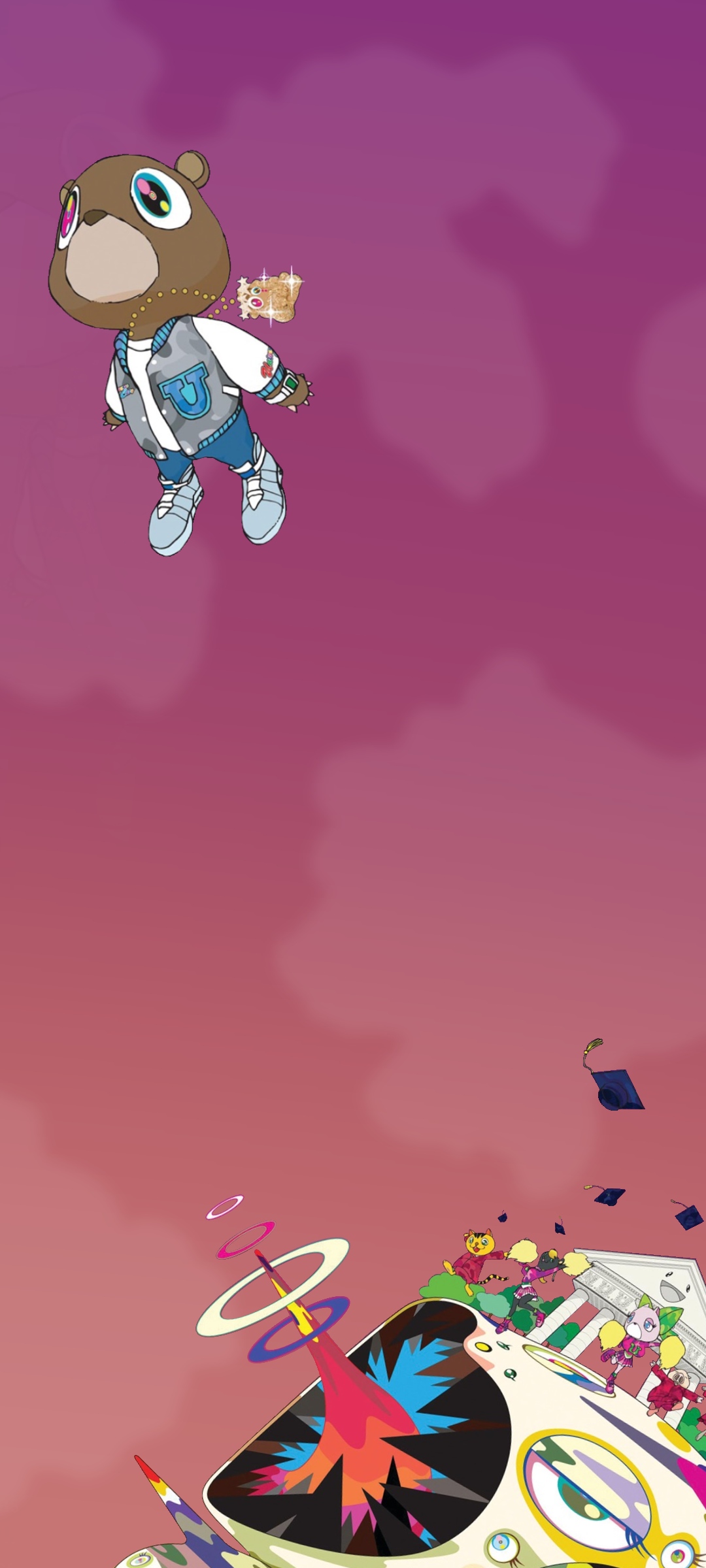 Graduation Wallpaper 2400×1080 [last post of this] r/Kanye