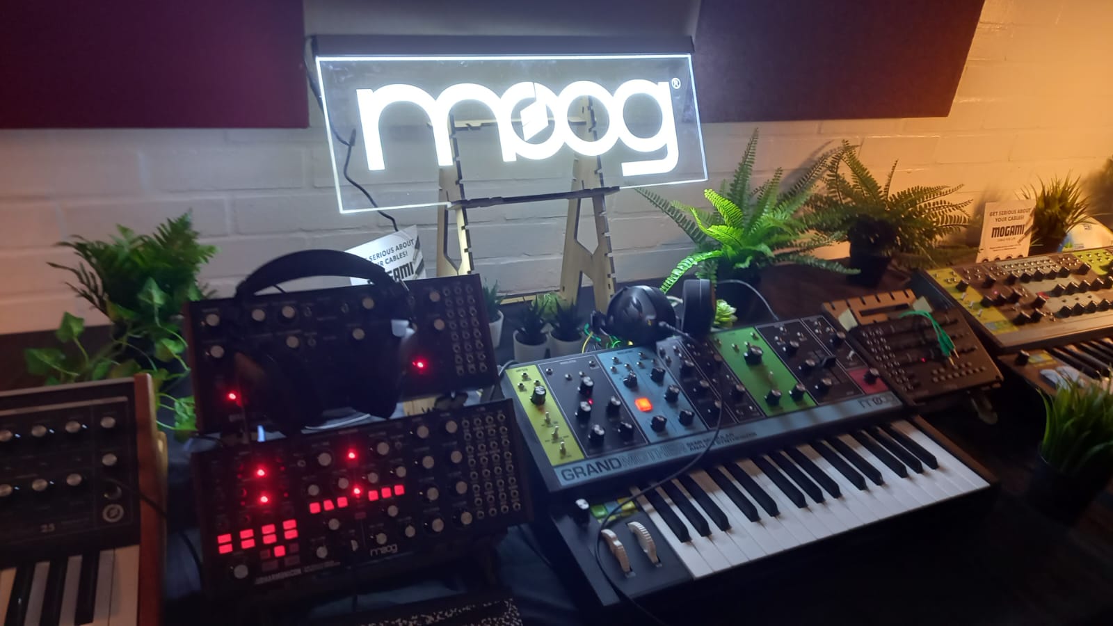 I went to a synth festival today! finally got to play the Grandmother